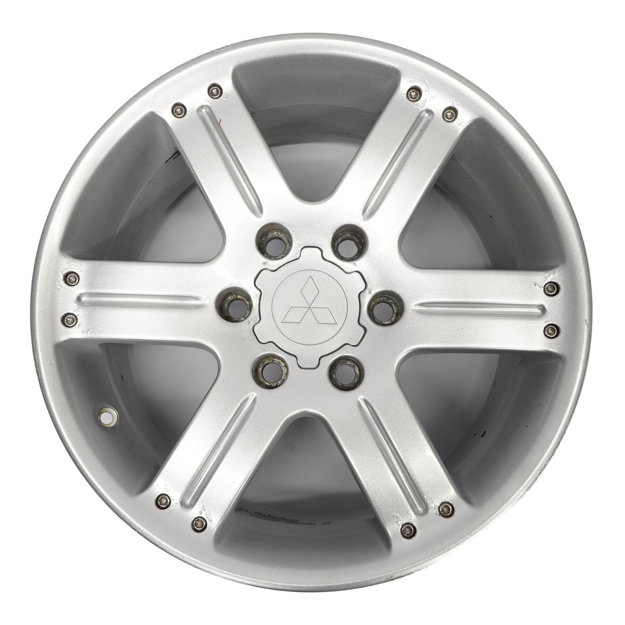 Mitsubishi Shogun Pajero Silver Alloy Wheel Rim 18" ET:46 8.5J 16388546Z2