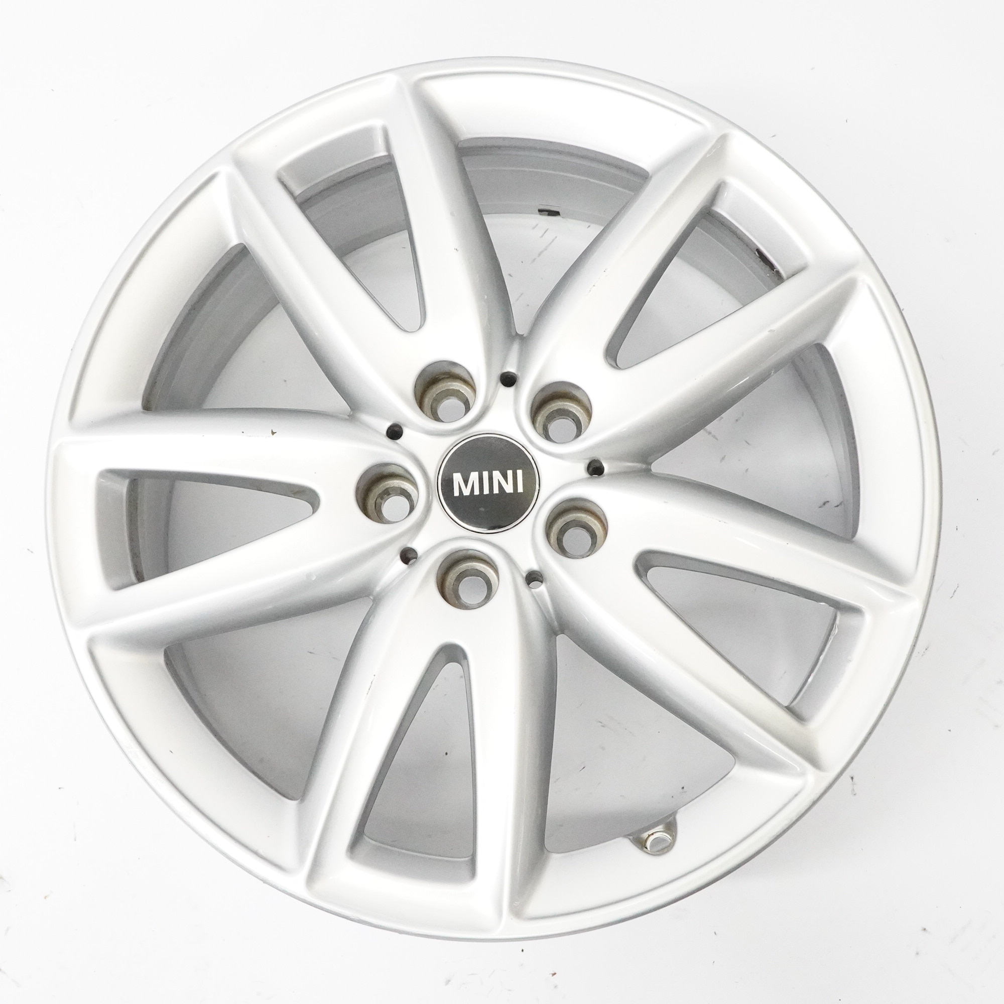 Mini F60 Bright Silver Wheel Alloy Rim 18" JCW Grip Spoke 815 ET:51 7.5j 6888852