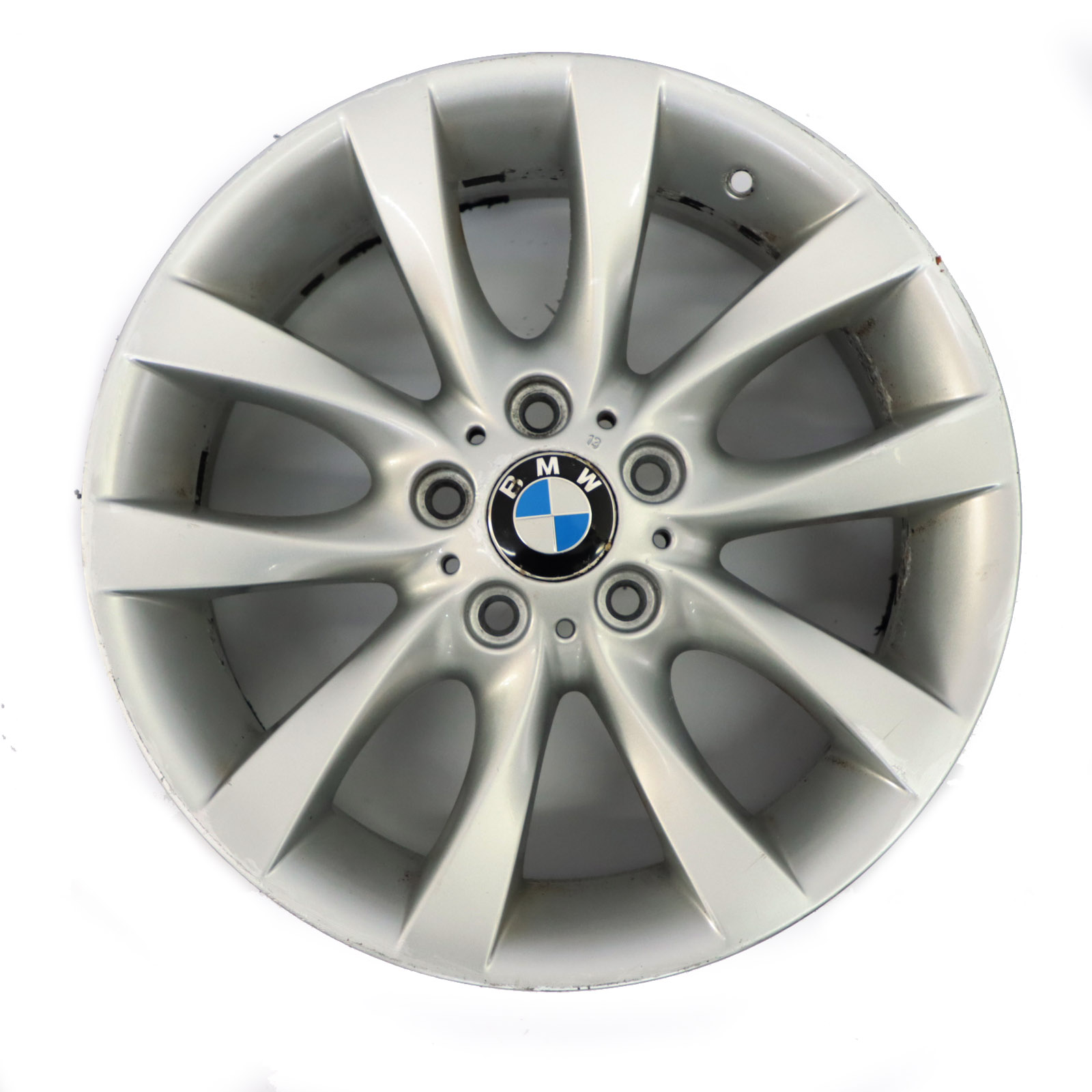 BMW E81 E87 LCI Silber Alu Felge Alufelge 18" V-Speiche 217 8,5J ET:52 6779380