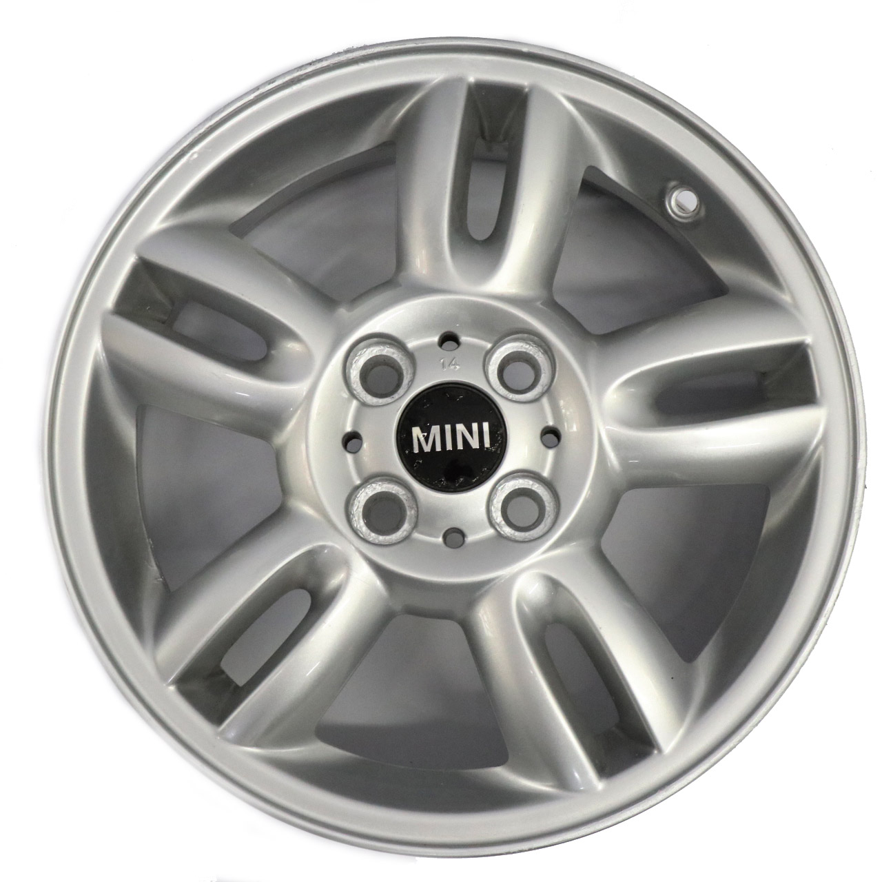 Mini Cooper R55 R56 Silver Wheel Alloy Rim 15" ET:45 5,5J 5-Star Twin Spoke 118