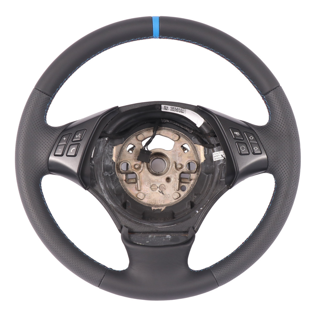 BMW E90 E91 X1 E84 NEW Black Leather Sport Look Steering Wheel Mulifunction