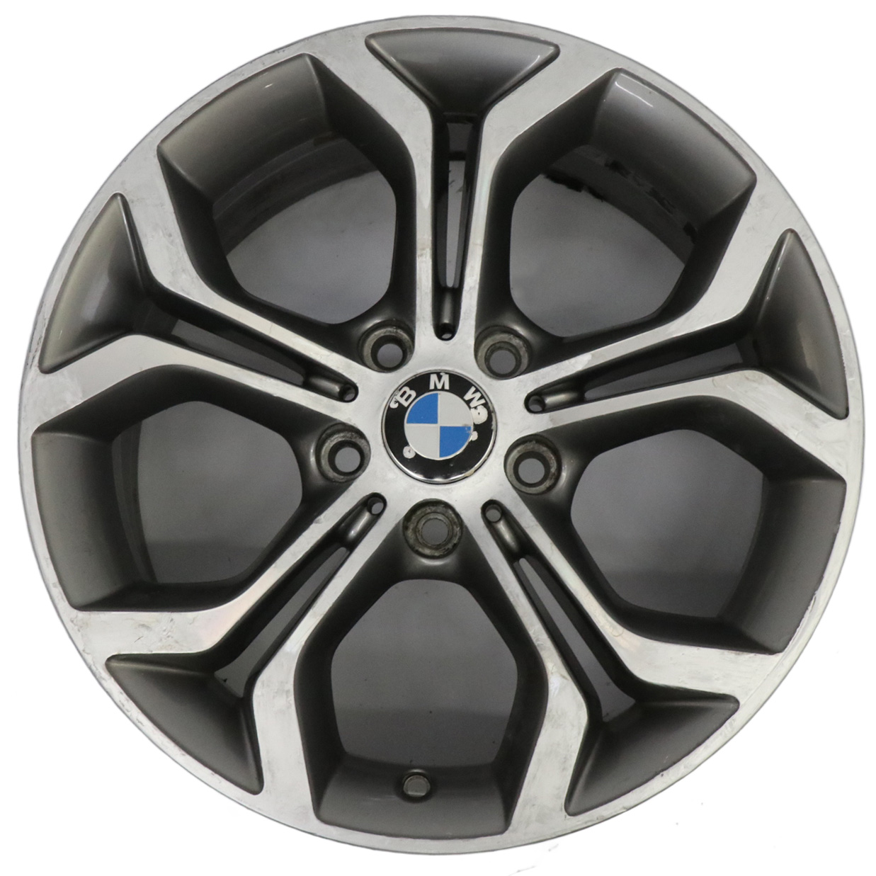 BMW X3 F25 X4 F26 Ferric Grau Felge Alloy 18" Y Speiche 607 8J ET:43 6862889