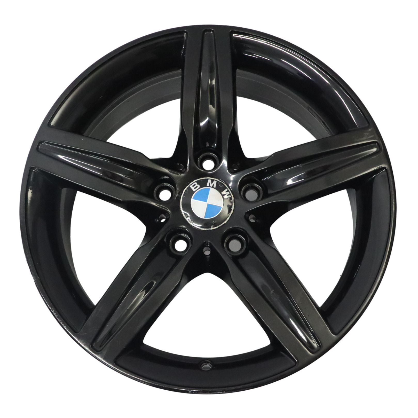 BMW F20 F21 Black Alloy Wheel Rim 17" Star Spoke 379 ET:43 7,5J 6850151