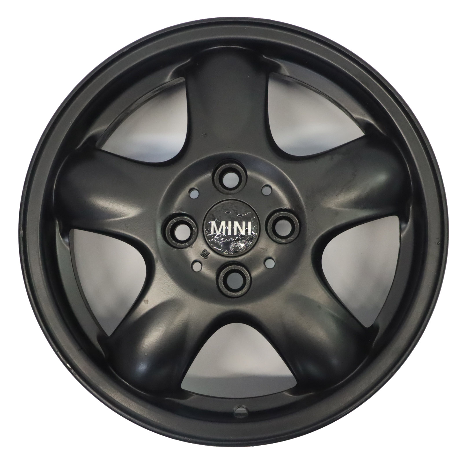 Mini Cooper R50 R56 Felgen Alufelge Schwarz 15" 5 Star Spooler 100 6768498