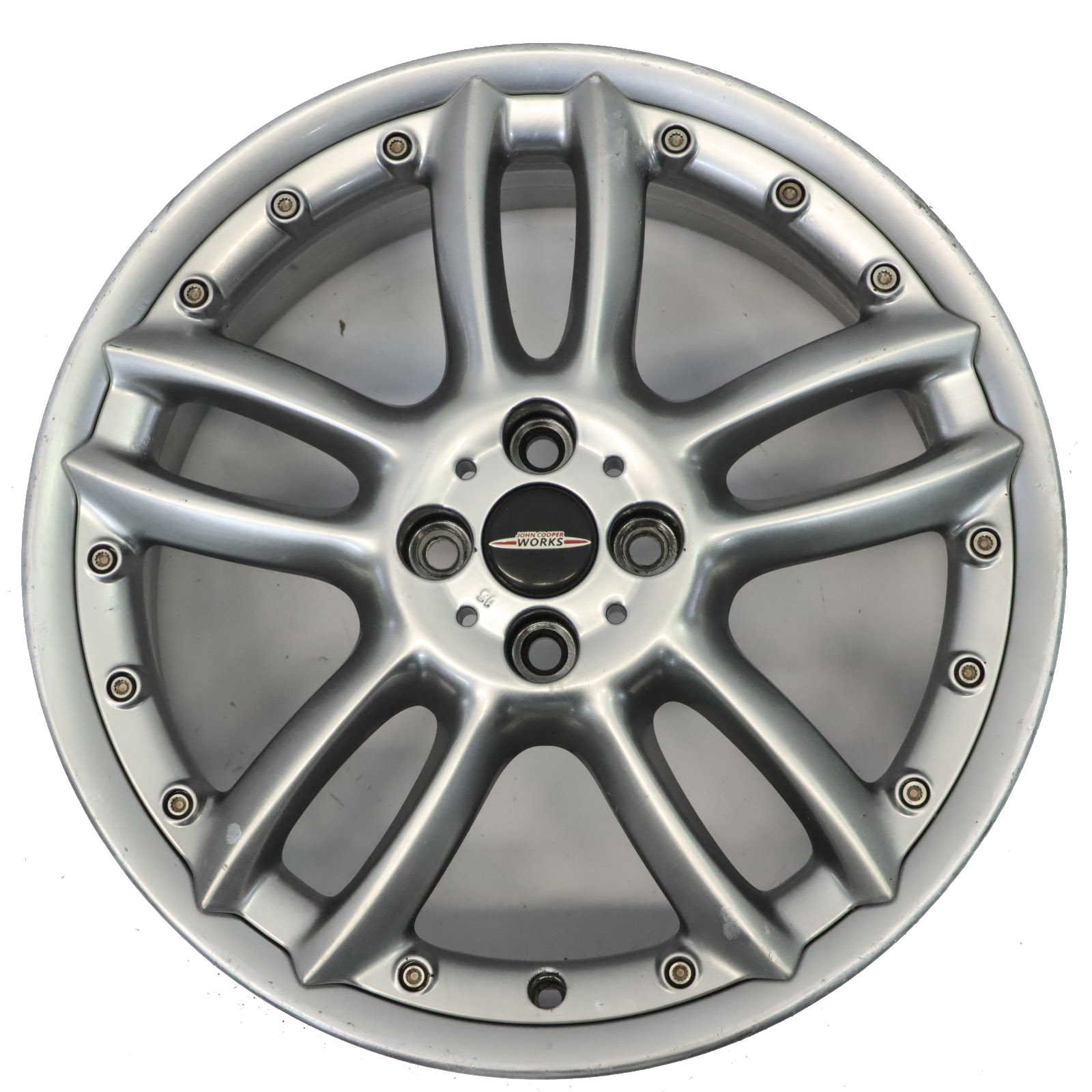 Mini R56 Grau Leichtmetallrad Felge 18" 7J ET:52 Doppelspeiche 6777357