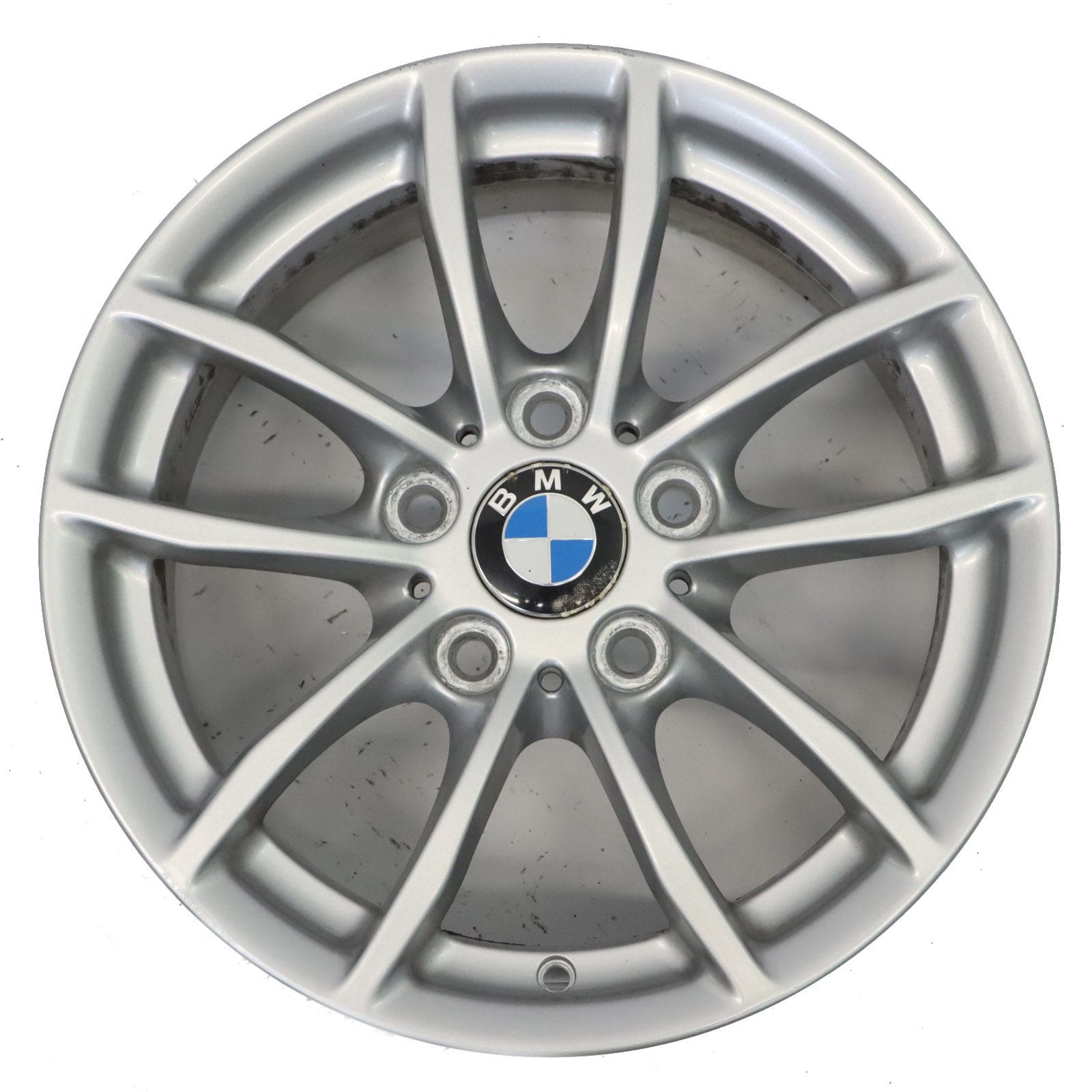 BMW F20 F21 F22 Silber Alu Felge Alufelge 16" V-Speiche 378 7J 6796202 ET:40