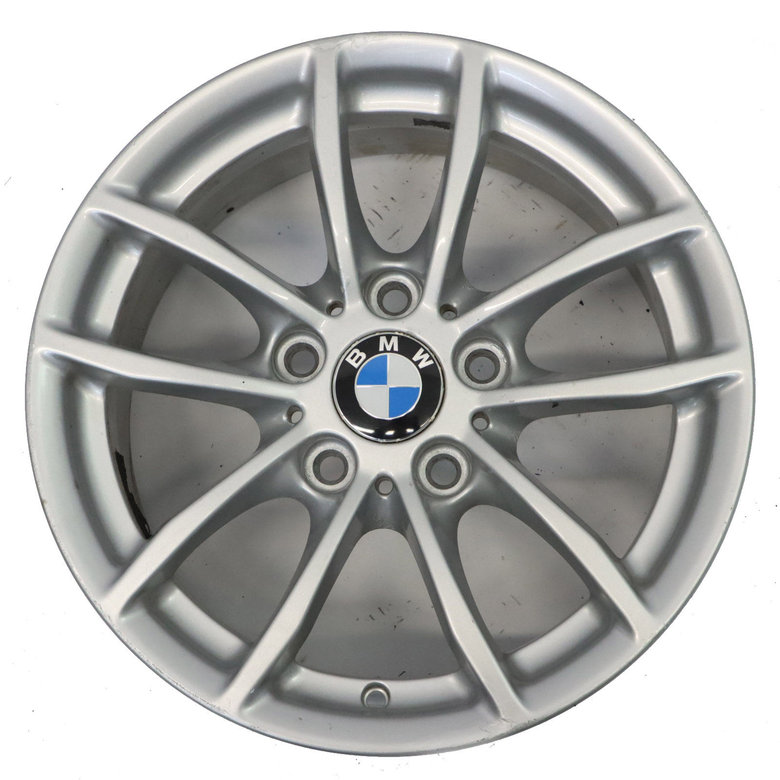 BMW F20 F21 F22 F23 Silver Wheel Alloy Rim 16" 7J ET:40 V-Spoke 378 6796202