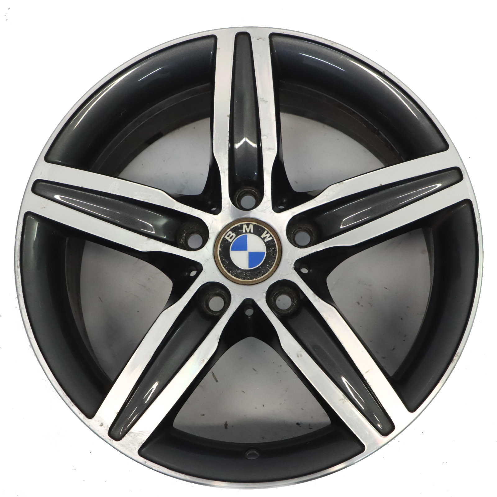 BMW F20 F21 F22 Graue Leicht metall felge 17" Sternspeiche ET:43 7,5J 6850151