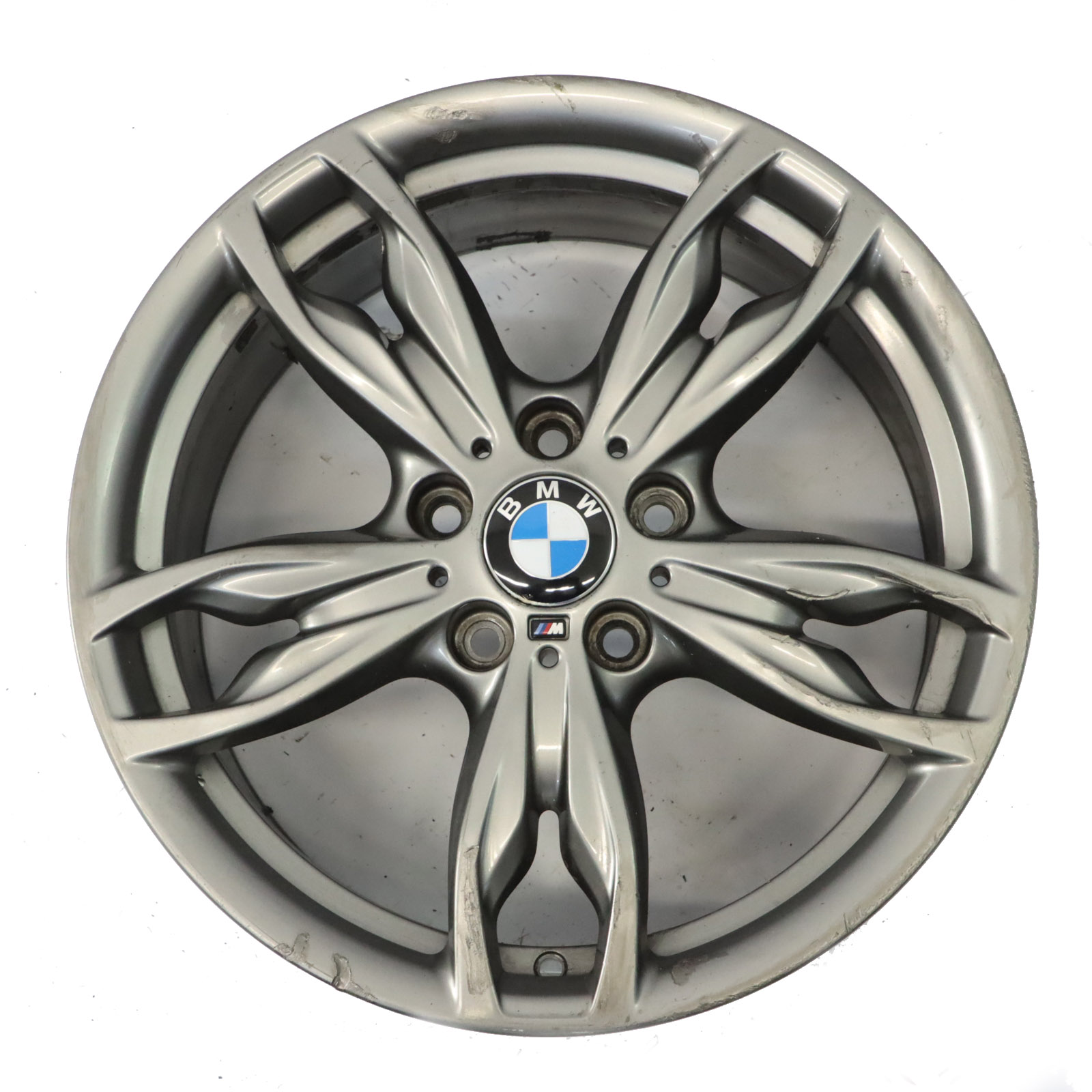 BMW F20 Front Ferric Grey Wheel Alloy Rim 18" M Double Spoke 436 7,5J 7845870