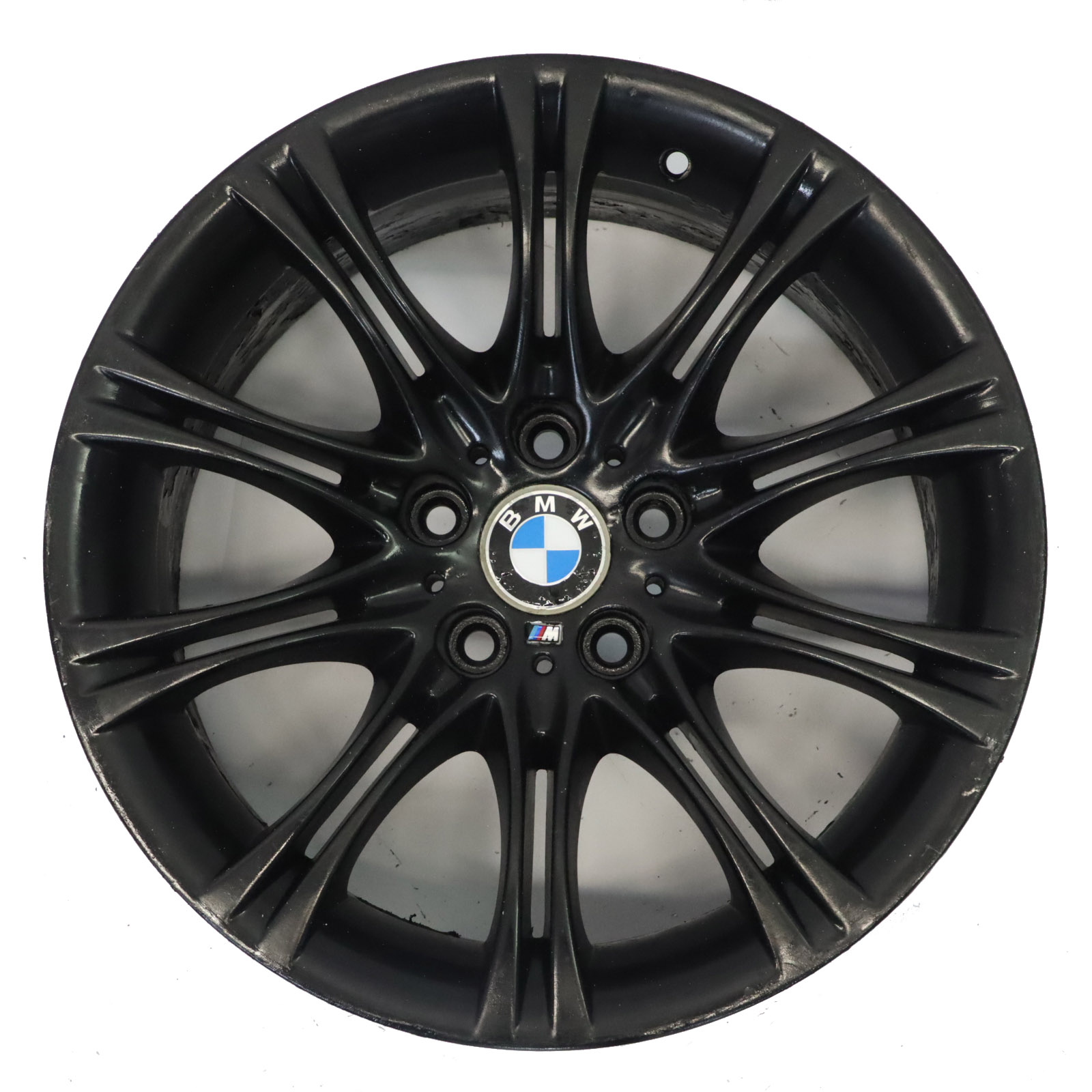 BMW E60 E61 Schwarz Leicht metall felge 18" 8J ET:20 M Doppelspeiche 135