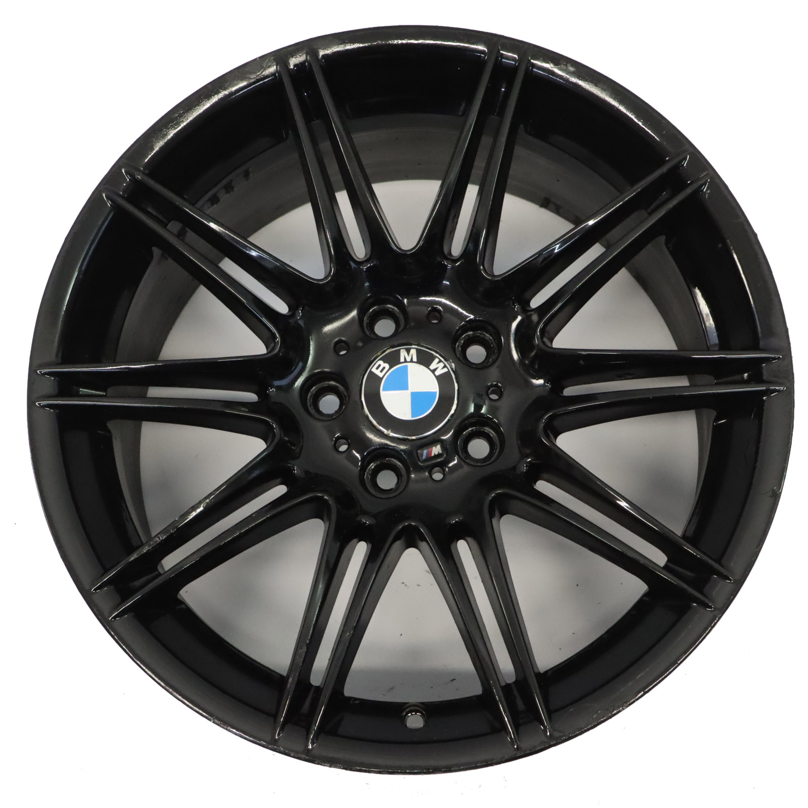 BMW E90 E91 Schwarz Hinten Alu Felge Alufelge 19" M Double Spoke 225 9J ET:39