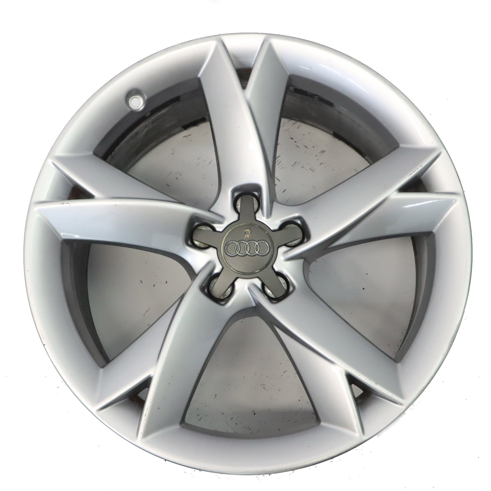 Audi A5 8T Silver Wheel Alloy Rim 19" 8.5J ET:32 Star Spoke 8T0601025F