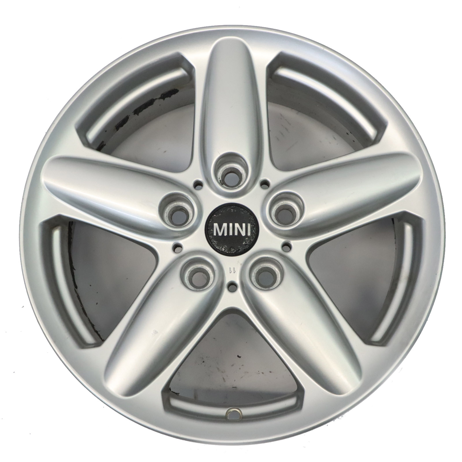 Mini Cooper R60 R61 Silberfelge Alu Felge 16 "6,5J 5-Sterne-Einzelspeiche 124