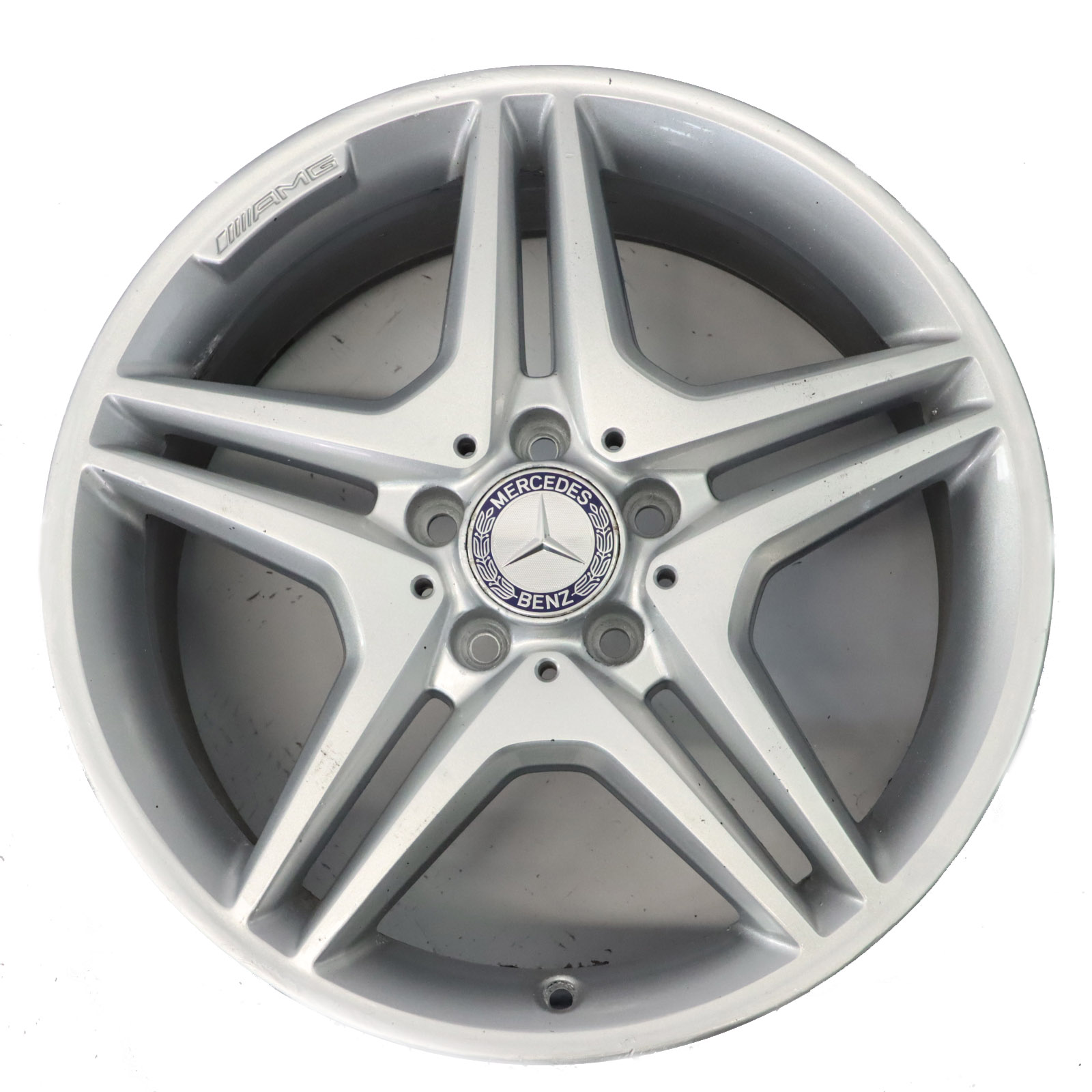 Mercedes W176 W246 AMG Wheel Alloy Rim 18" 5 Double Spoke ET:52 7.5J A1764010302