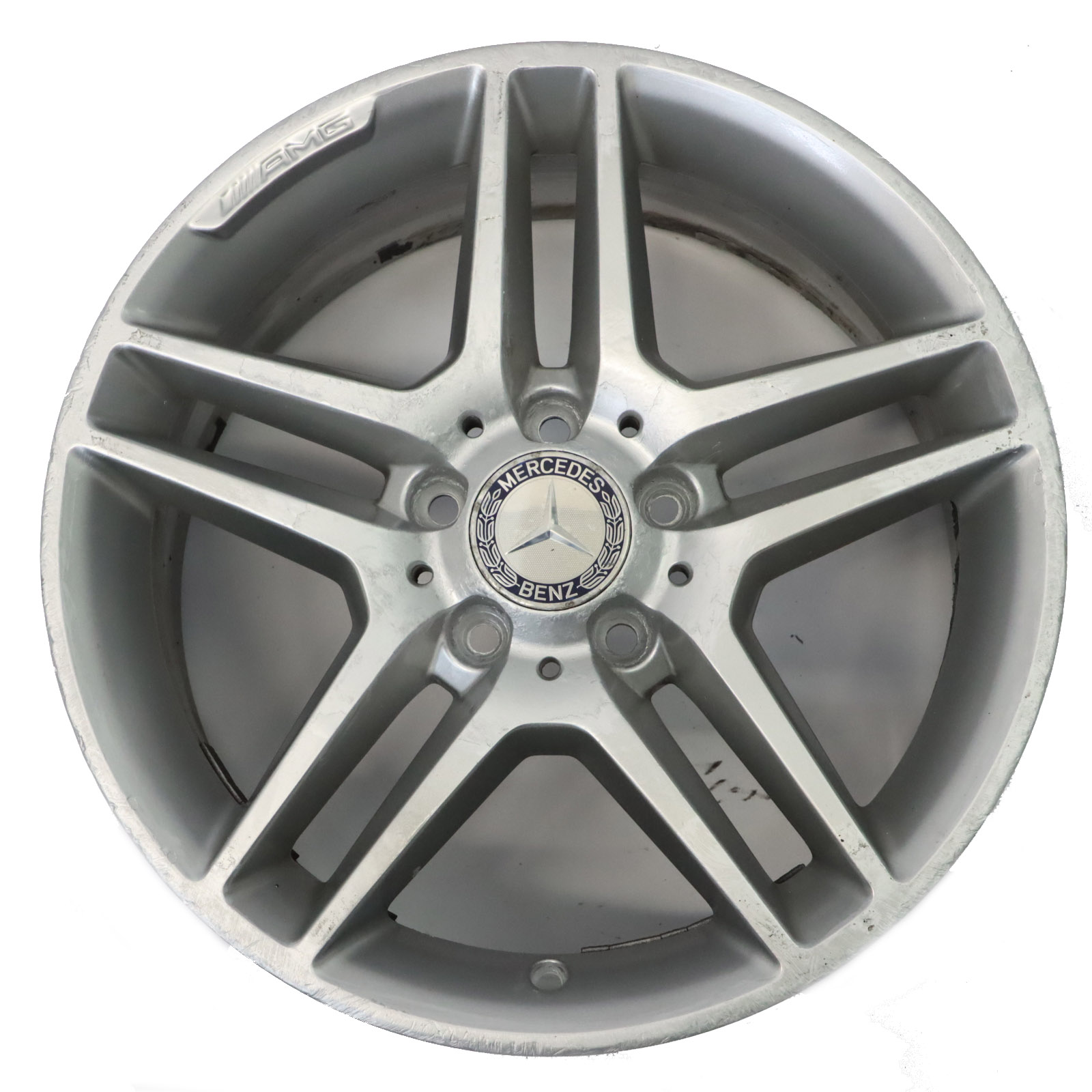 Mercedes W204 AMG Silberne Leicht Metall Felge 17" ET:47 7,5J A2044019602