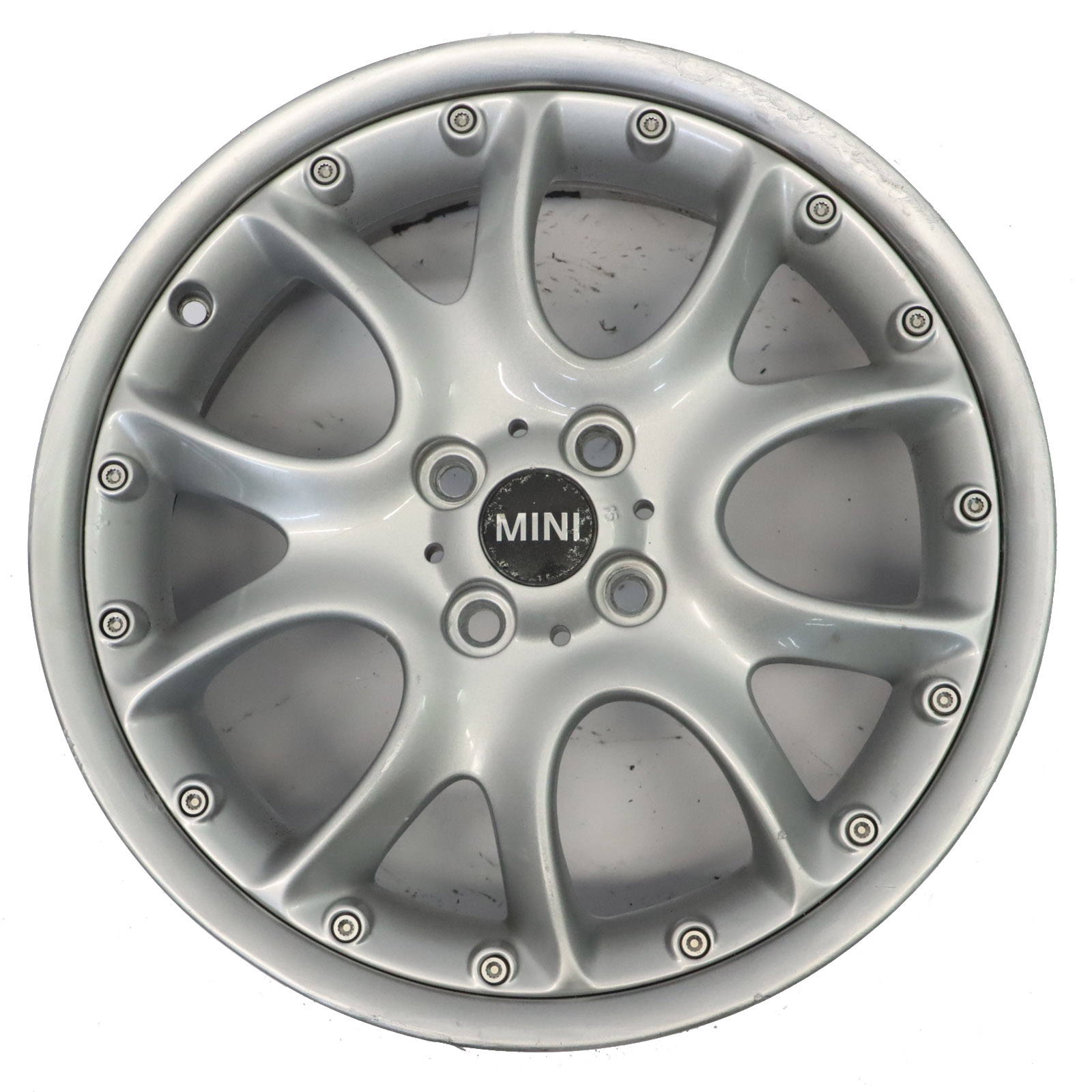 Mini Cooper R50 R53 R56 Silber Alu Felge 7J  ET:48  17" Web Spoke Composite 98