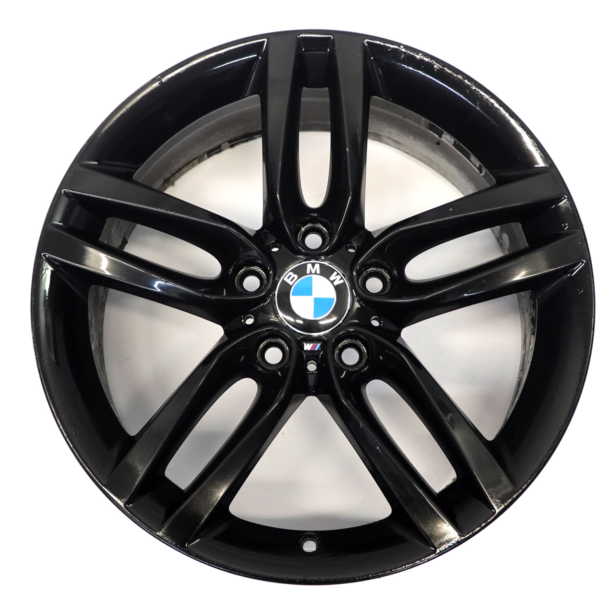 BMW F20 F21 Schwarz Leichtmetallfelge 18" ET:52 8J M Doppelspeiche 461 7846785