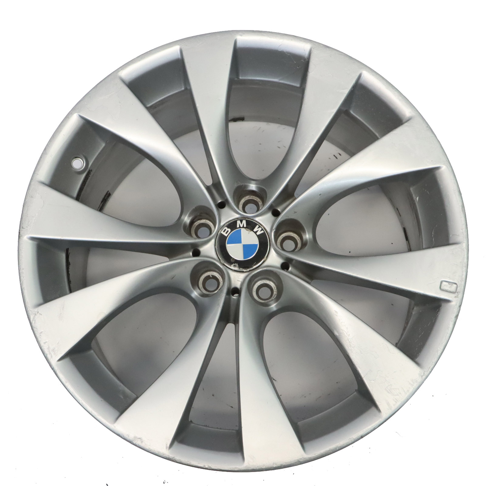 BMW X5 E70 Silber Vorderrad Felge 20" M V-Speiche 227 10J ET:40 8037349