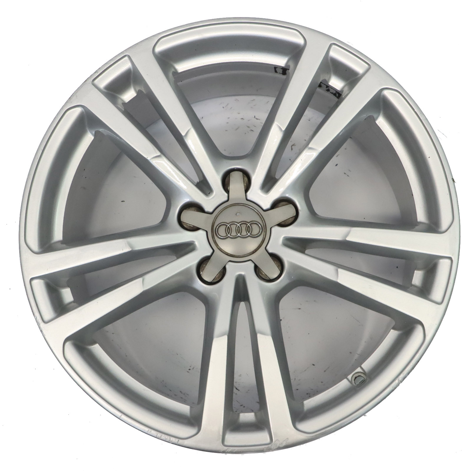 Audi A3 8V Silberne Leichtmetallfelge 18" 8J ET46 Sternspeiche 8V0601025BC