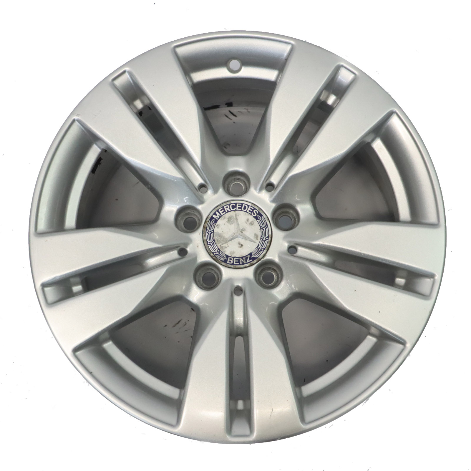 Mercedes W212 Silber Leichtmetallfelge 5-Doppelspeiche 16" ET:46 8J A2124010202