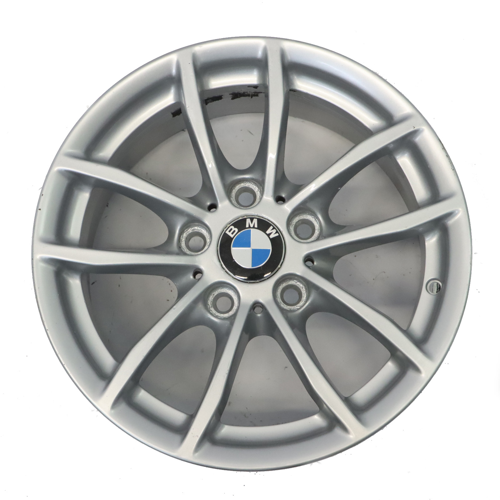 BMW F20 F21 F22 Silber Alu Felge Alufelge 16" V-Speiche 378 7J 6796202 ET:40