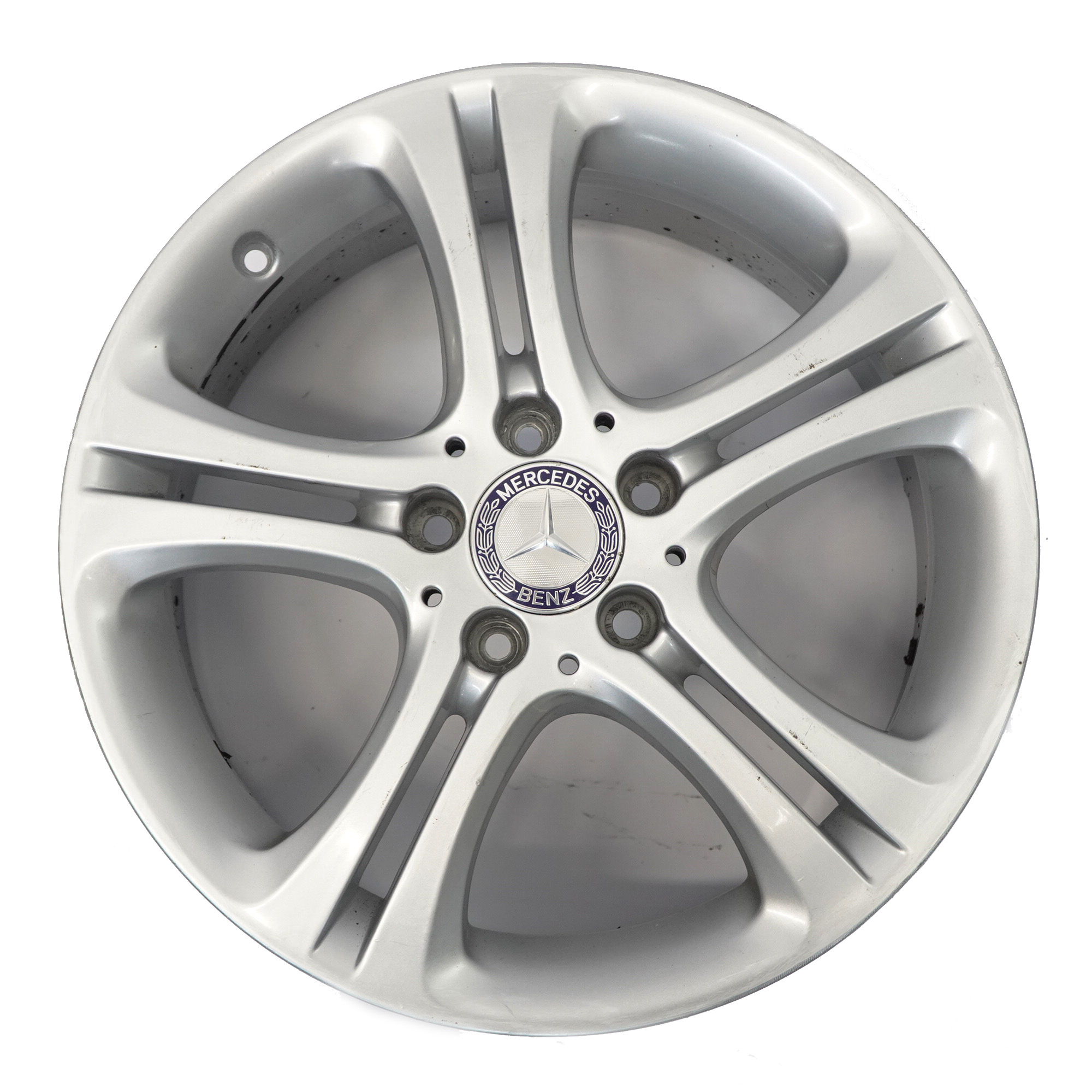 Mercedes W176 W246 Silberne Leichtmetallfelge 17" 7.5J ET:52.5 A2464011002