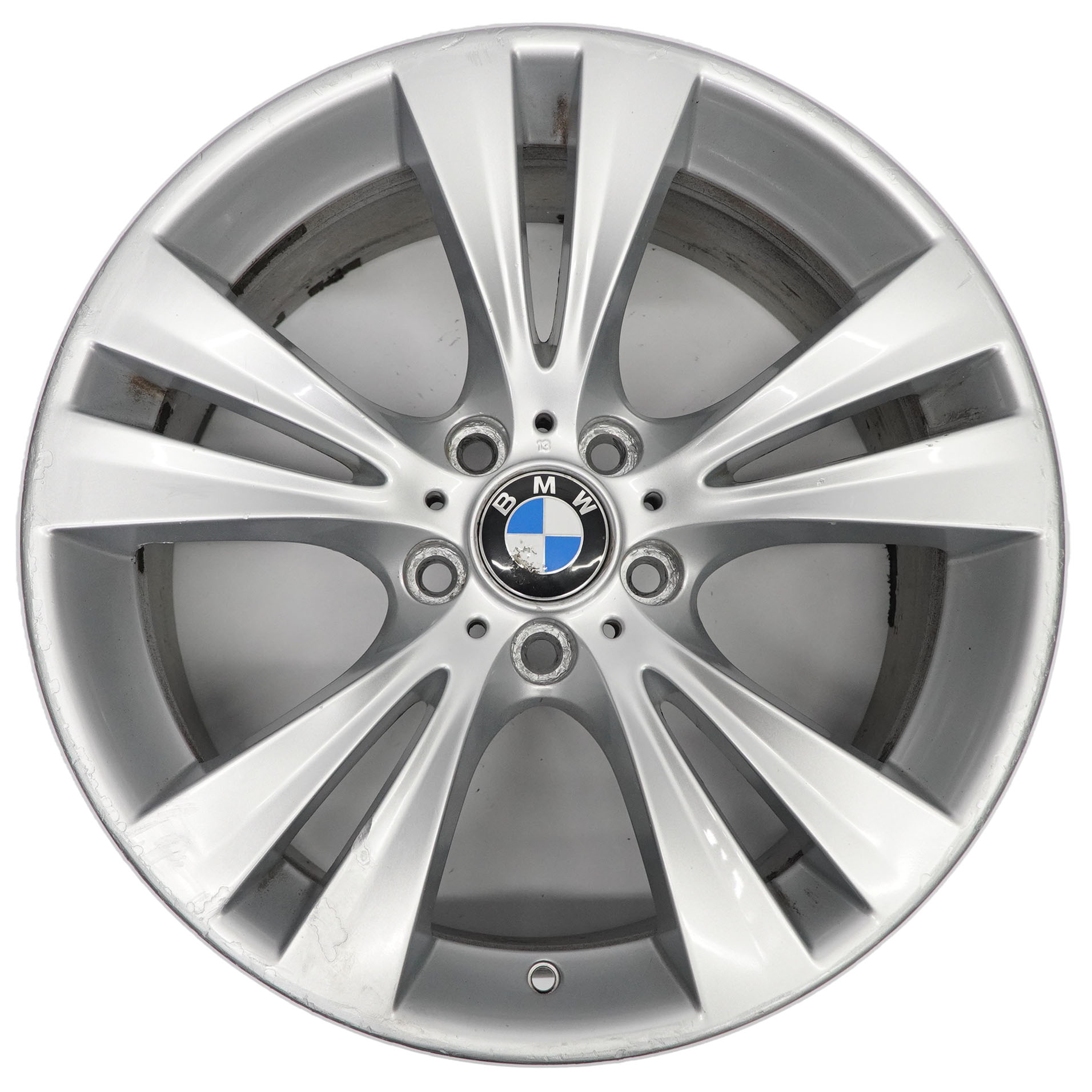 BMW X3 F25 Reflex Silber Hinterrad felge 19" Doppel speiche 309 9,5J 6787581