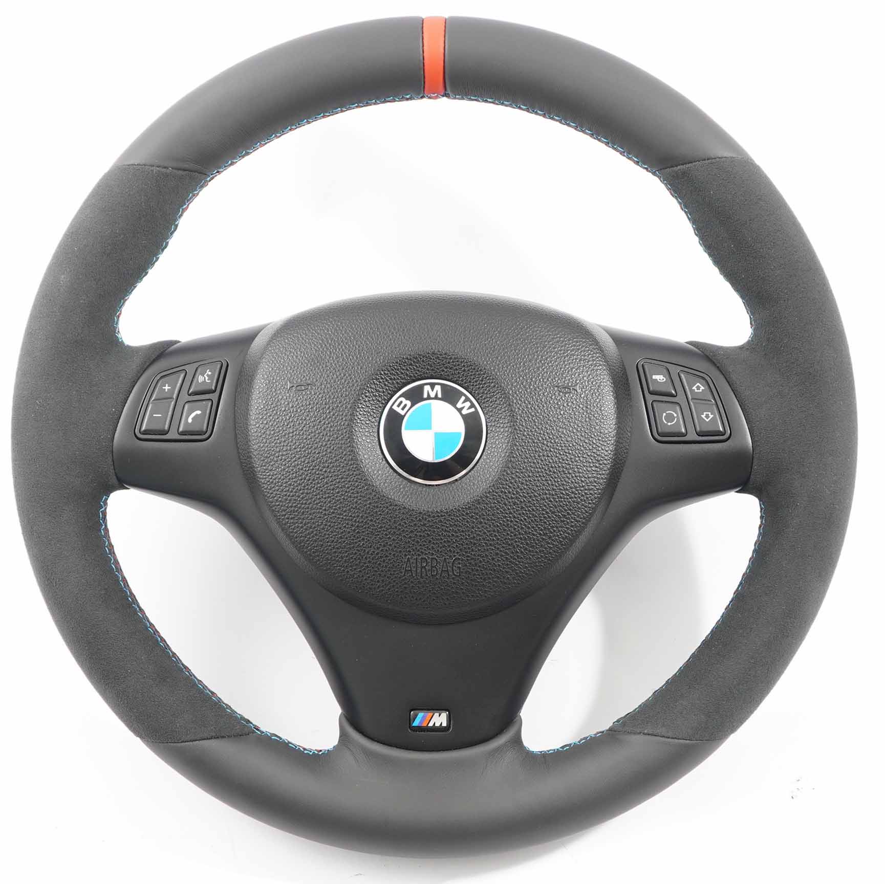 BMW E81 E87 E90 E91 E92 NEU Leder / Alcantara M Sport Sportlenkrad Sport Lenkrad