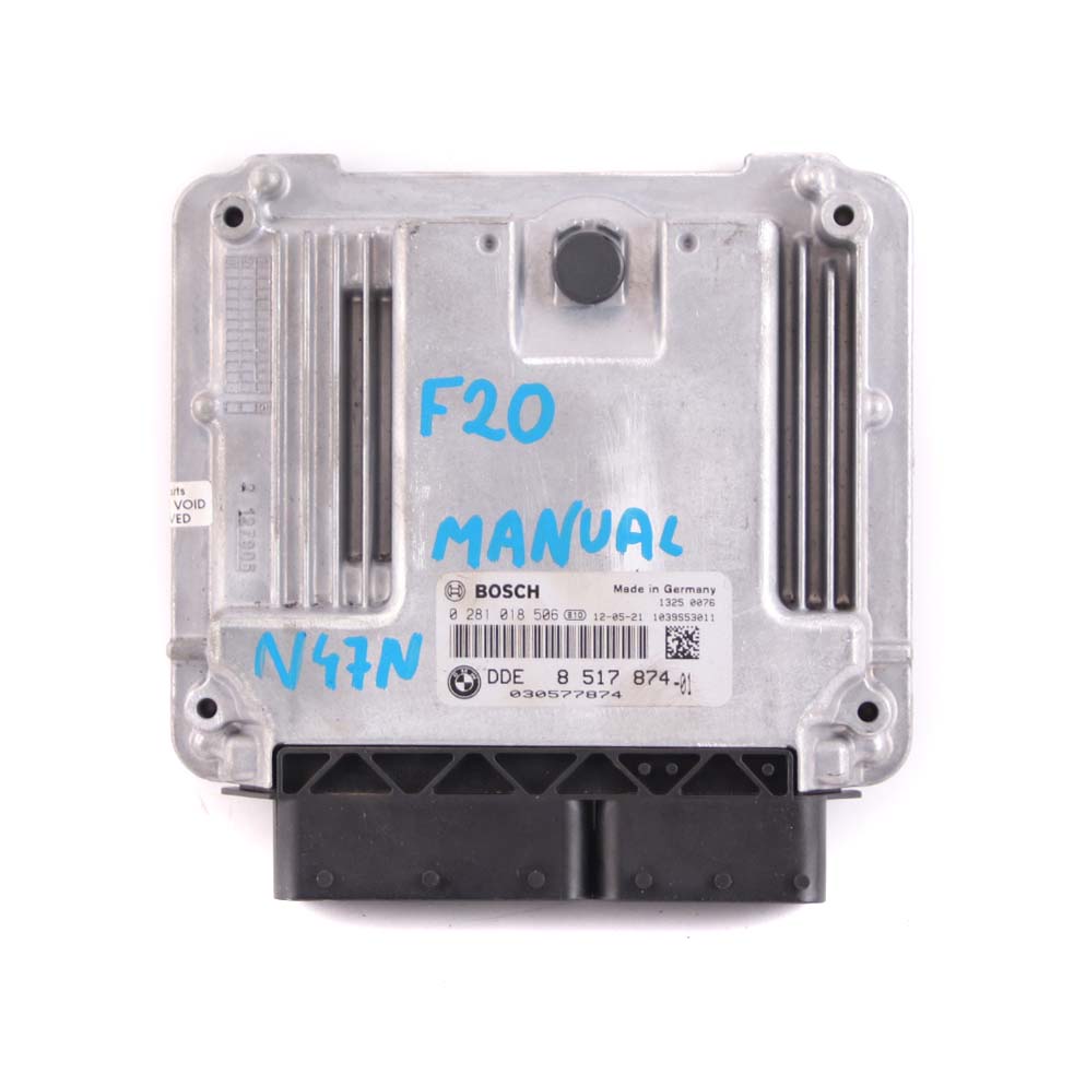 BMW F20 F21 F30 116d 316d Diesel N47N Engine Control Unit ECU DDE 8517874 Manual