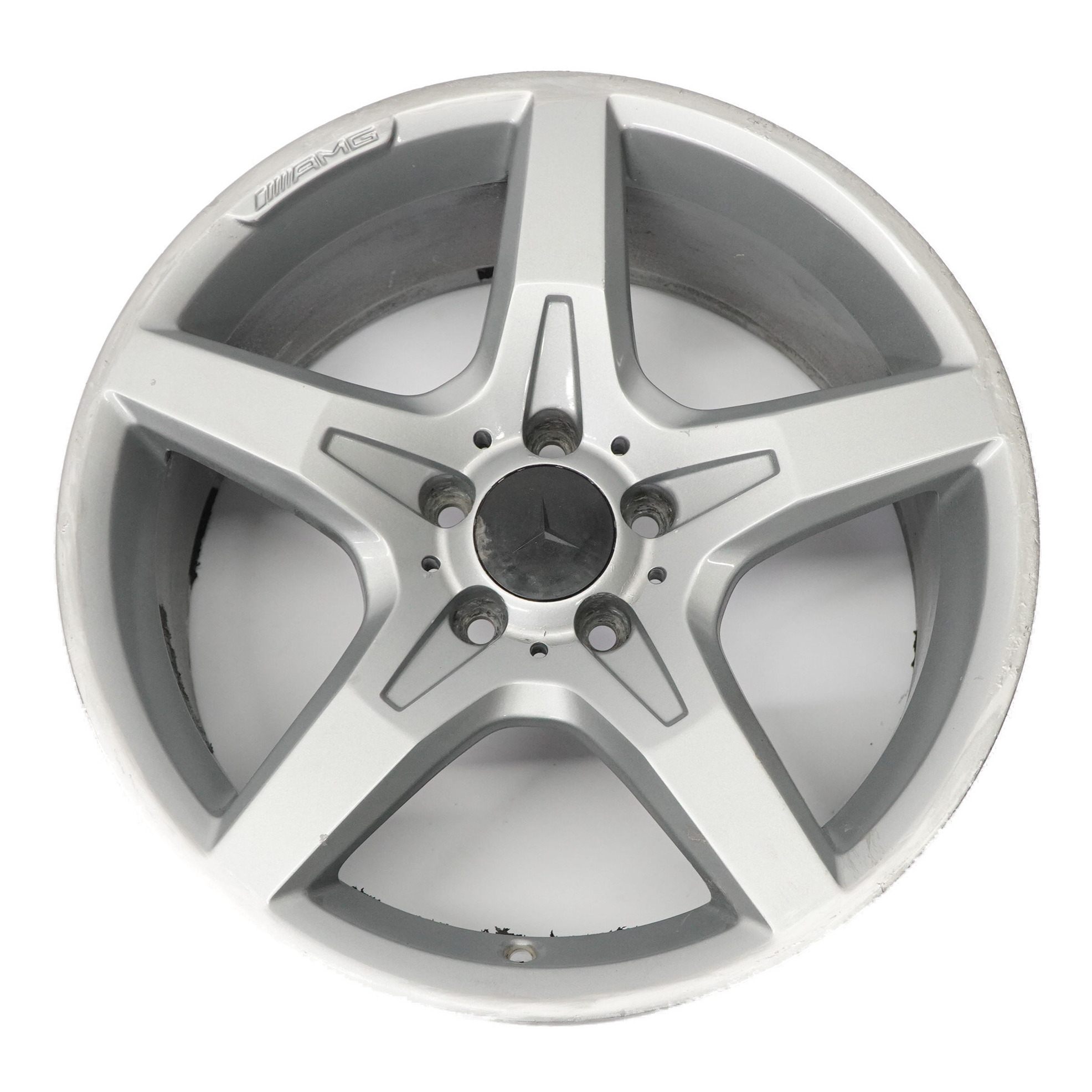 Mercedes R172 Silber Leichtmetallfelge 18" ET:36 8,5J 5 Speichen A1724012702