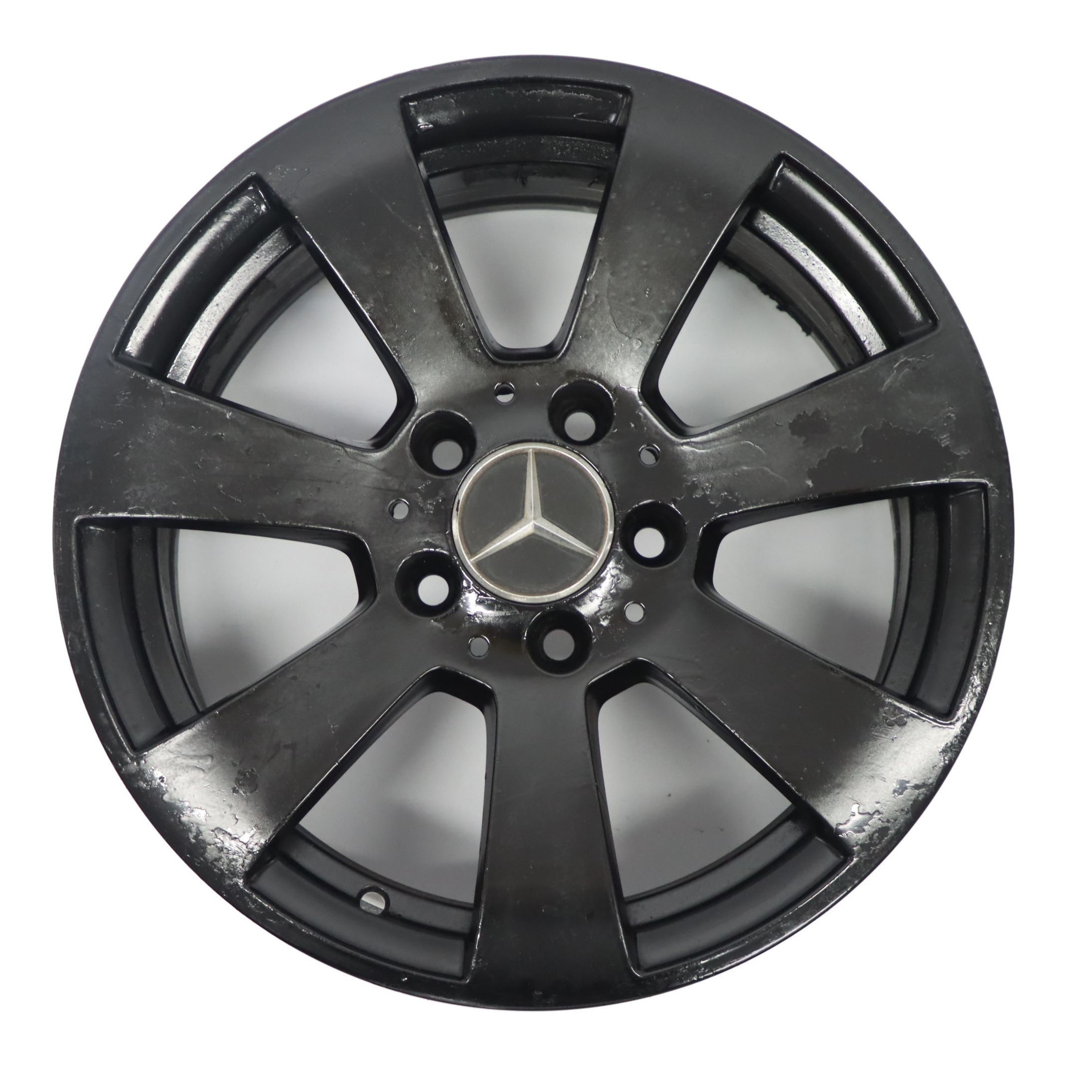 Mercedes W204 Schwarz 7 Loch Leicht metall felge 16" ET:43 7J A2044011102