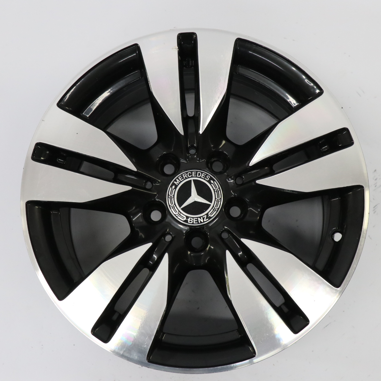 Mercedes W212 Schwarz Leicht metall felge 5-Doppel speiche 16" 8J A2124010202