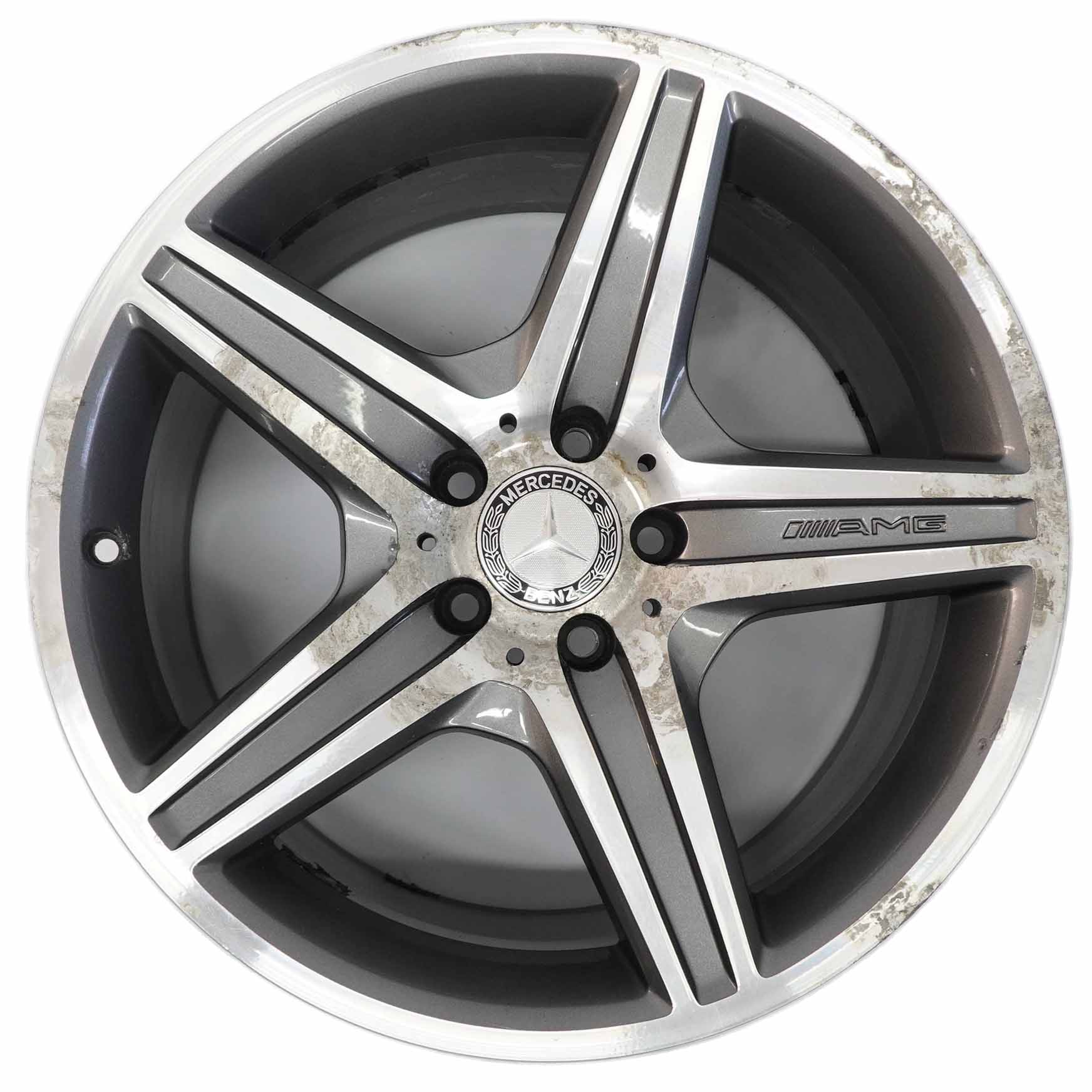 Mercedes W218 5 Speichen AMG Leichtmetallfelge 19" ET:37 9J A2184011802