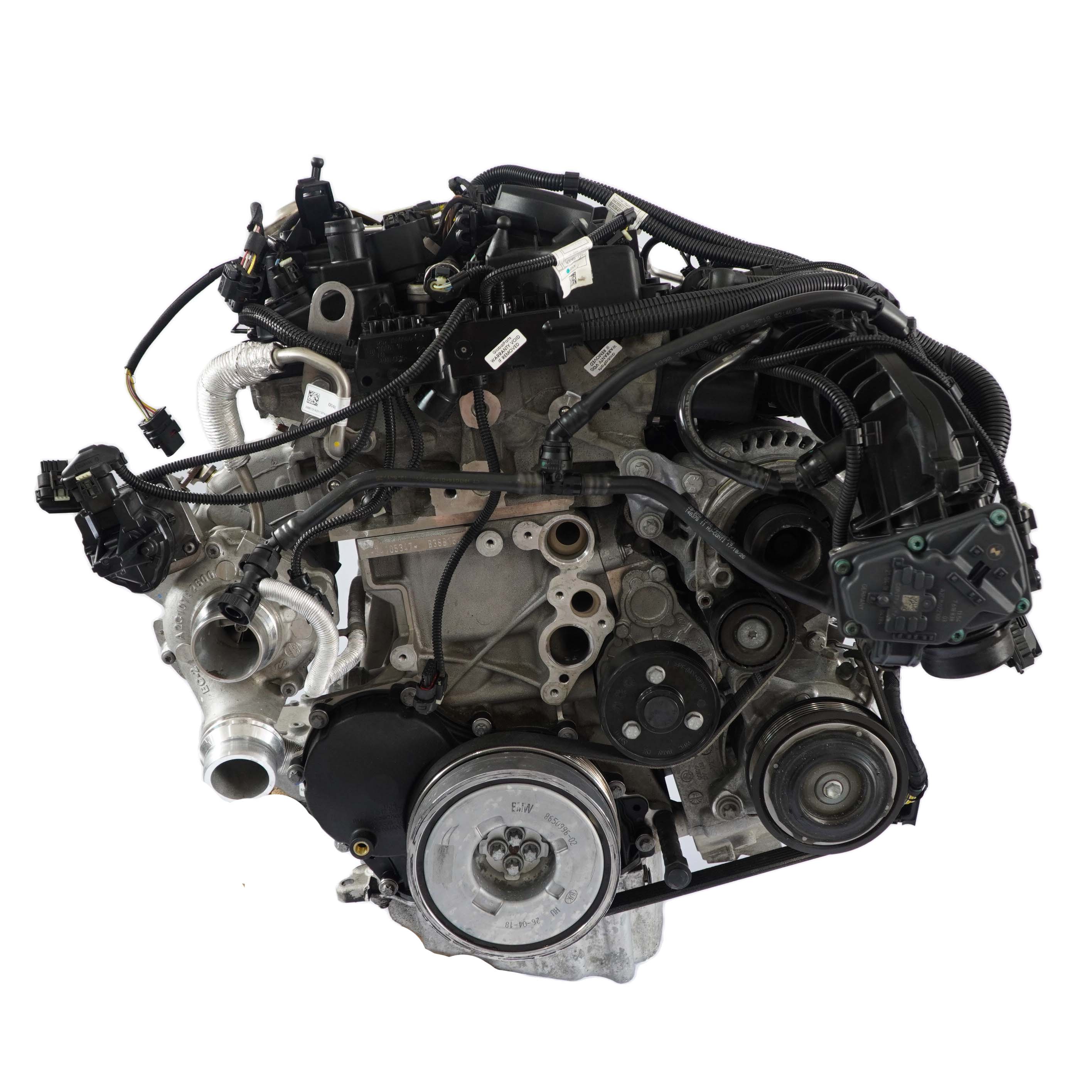 BMW F20 F21 F30 F31 118i 318i Benzin B38 Kompletter Motor B38B15A 42km WARRANTY