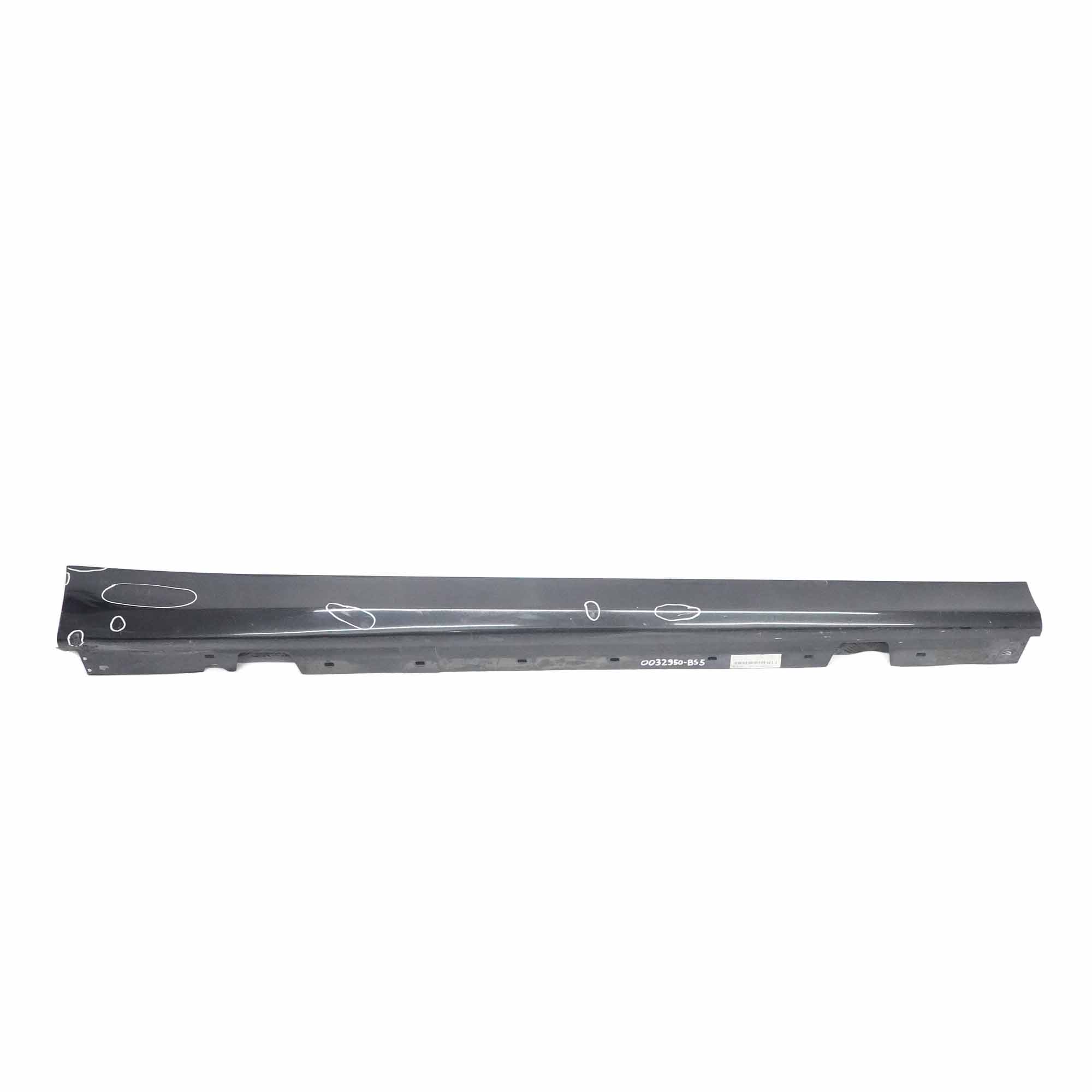 BMW E90 E91 Side Skirt Sill Strip Right O/S Black Sapphire Metallic - 475