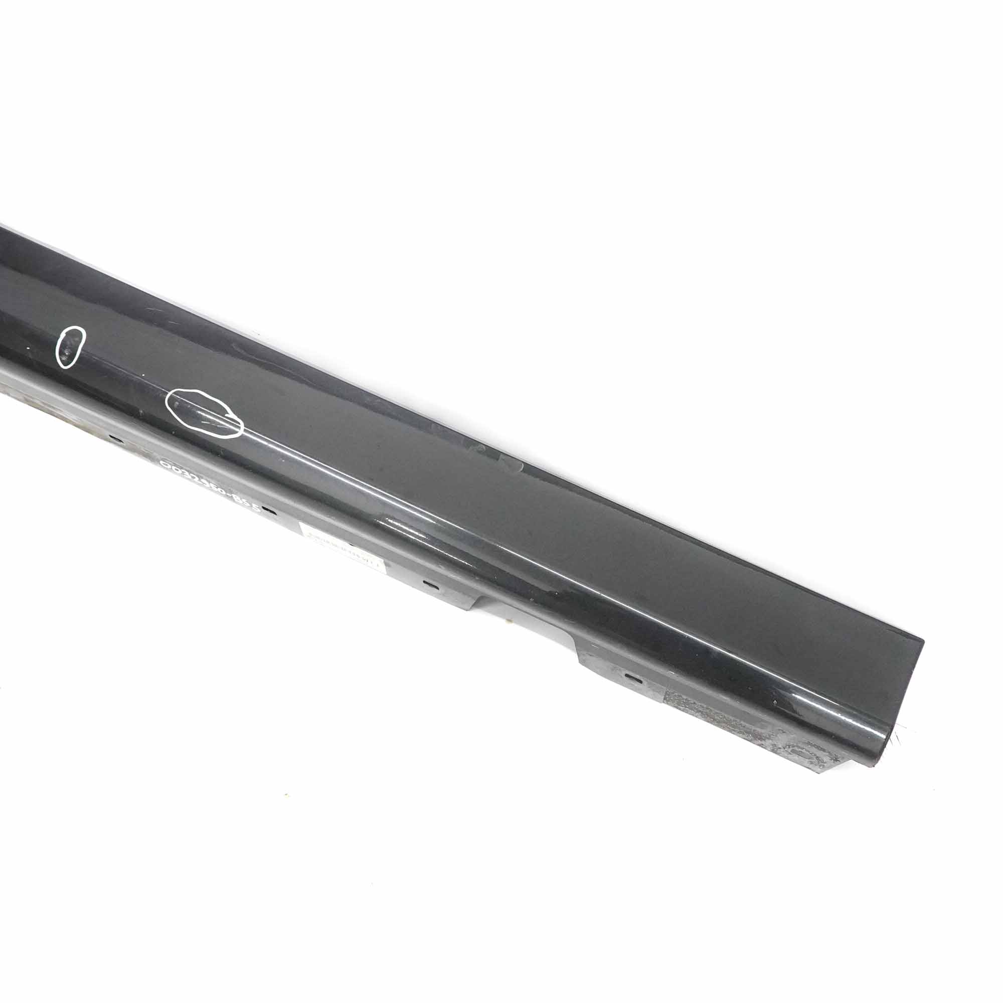 BMW E90 E91 Side Skirt Sill Strip Right O/S Black Sapphire Metallic - 475