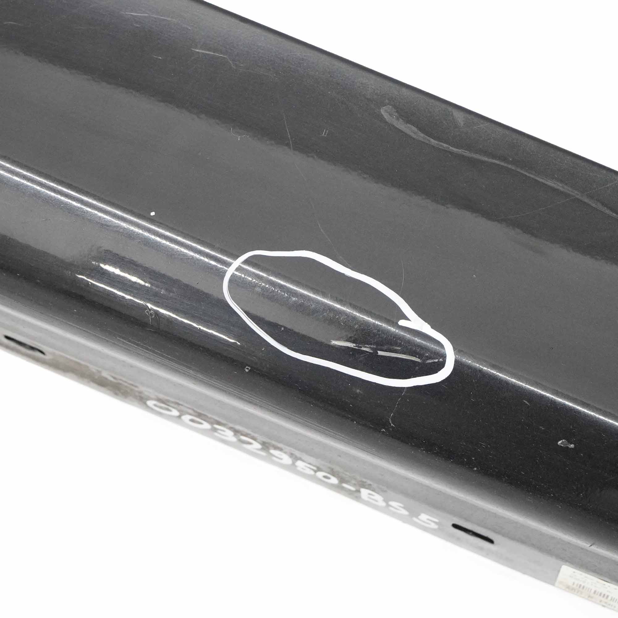 BMW E90 E91 Side Skirt Sill Strip Right O/S Black Sapphire Metallic - 475