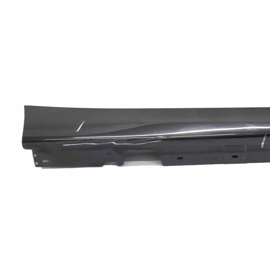 BMW E90 E91 Side Skirt Sill Strip Right O/S Black Sapphire Metallic - 475