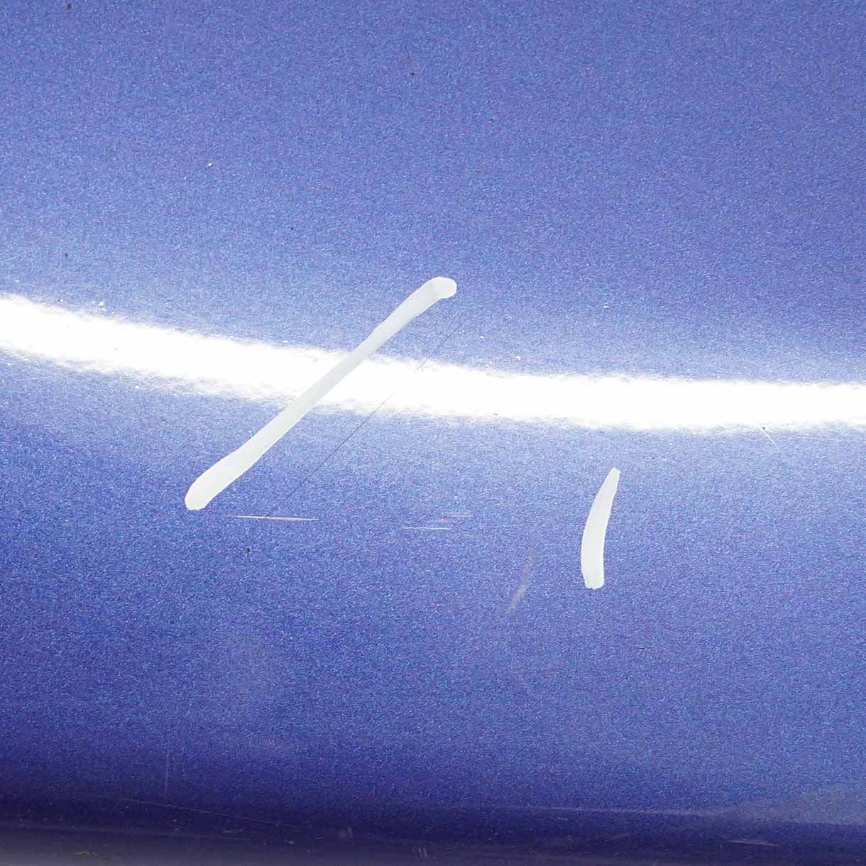 BMW E90 E91 Side Skirt Sill Strip Right O/S Montegoblau Blau Blue Metallic - A51