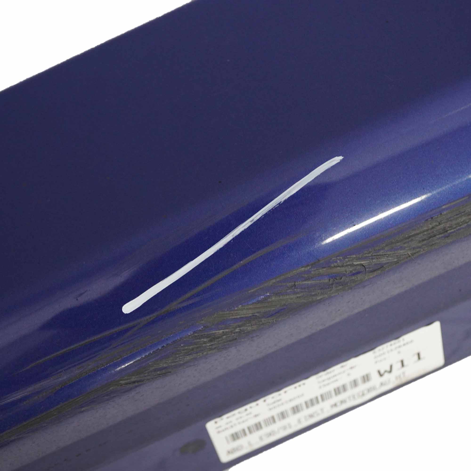 BMW E90 E91 Side Skirt Sill Strip Trim Left N/S Montegoblau Blau Blue - A51