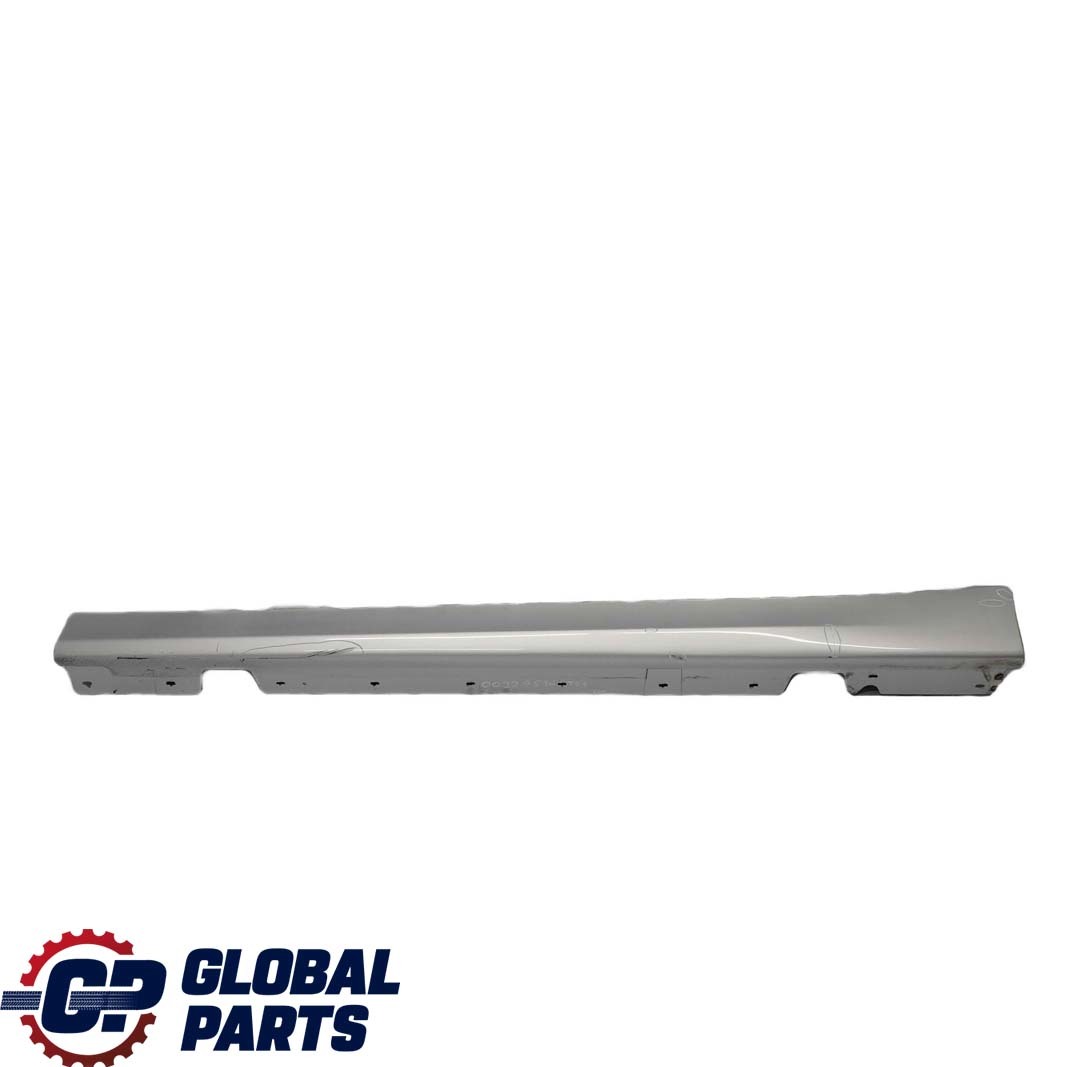 BMW 3 E90 E91 4 Sill Side Skirt Left N/S Titansilber Silver Metallic 354