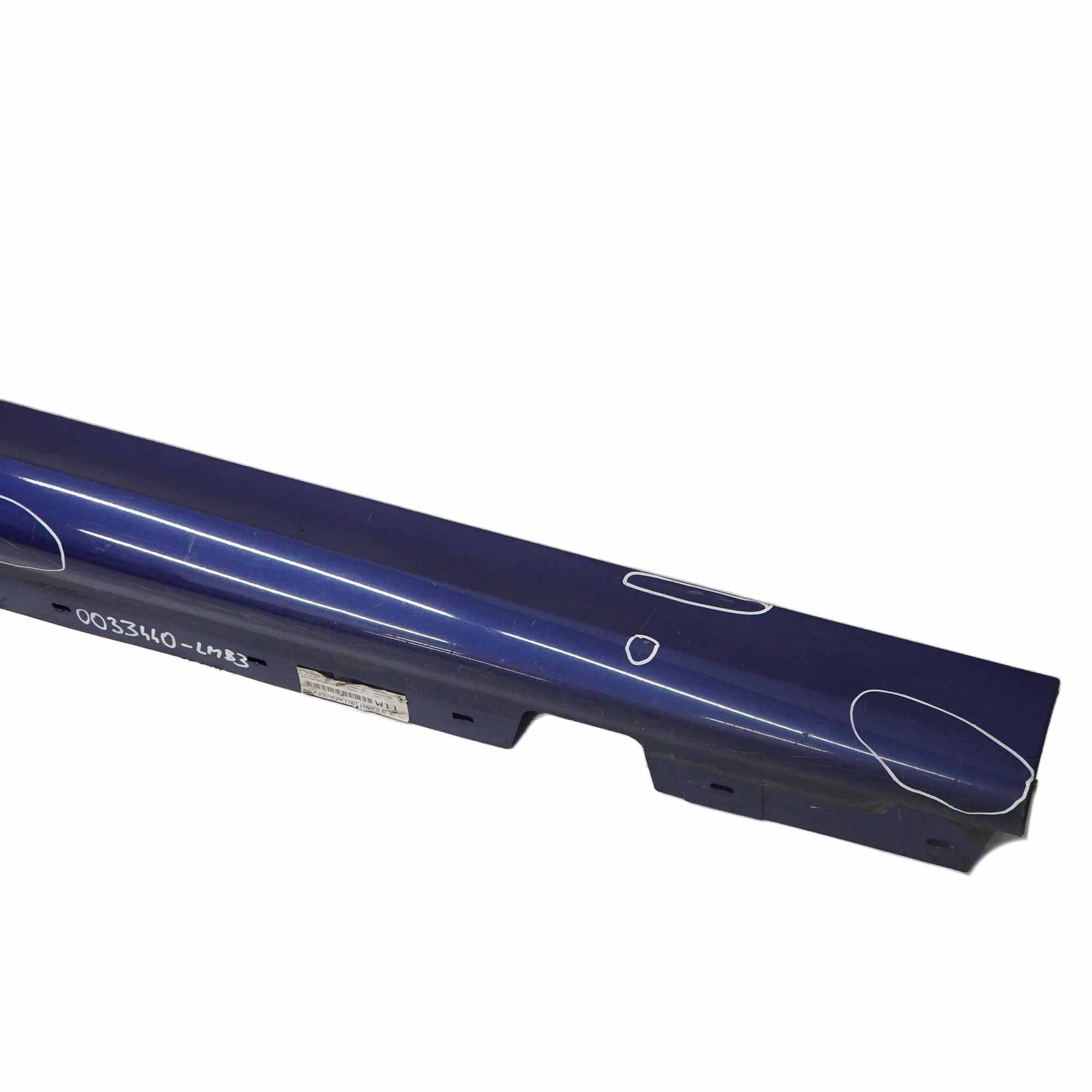 BMW 3 SERIES 3 E90 E91 M Sport Sill Strip Side Skirt Right O/S Le Mans Blau Blu