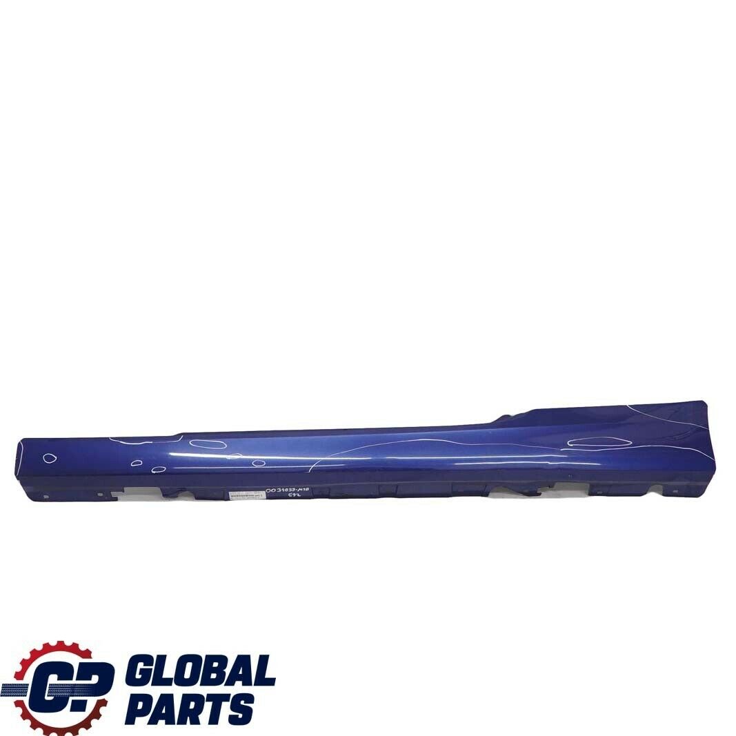 BMW 3 Series 1 E92 E93 Sill Strip Side Skirt Left N/S Montegoblau Blue - A51