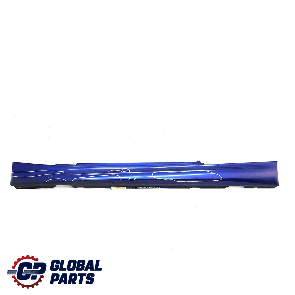 BMW 1 E81 E82 E88 5 M Sport Sill Strip Side Skirt Left N/S Le Mans Blue - 381