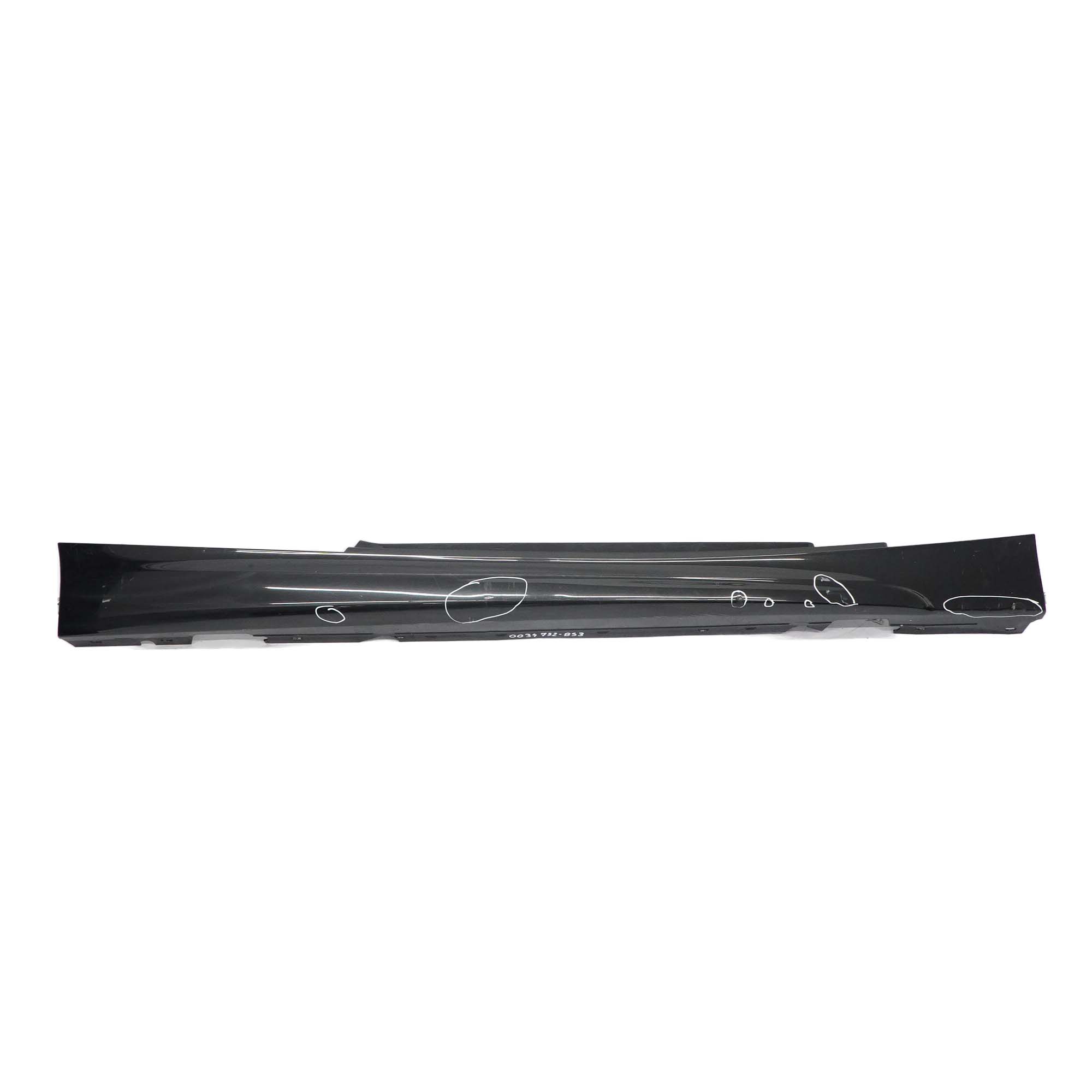 Side Skirt BMW E81 M Sport Sill Strip Right O/S E82 E88 Black Sapphire - 475