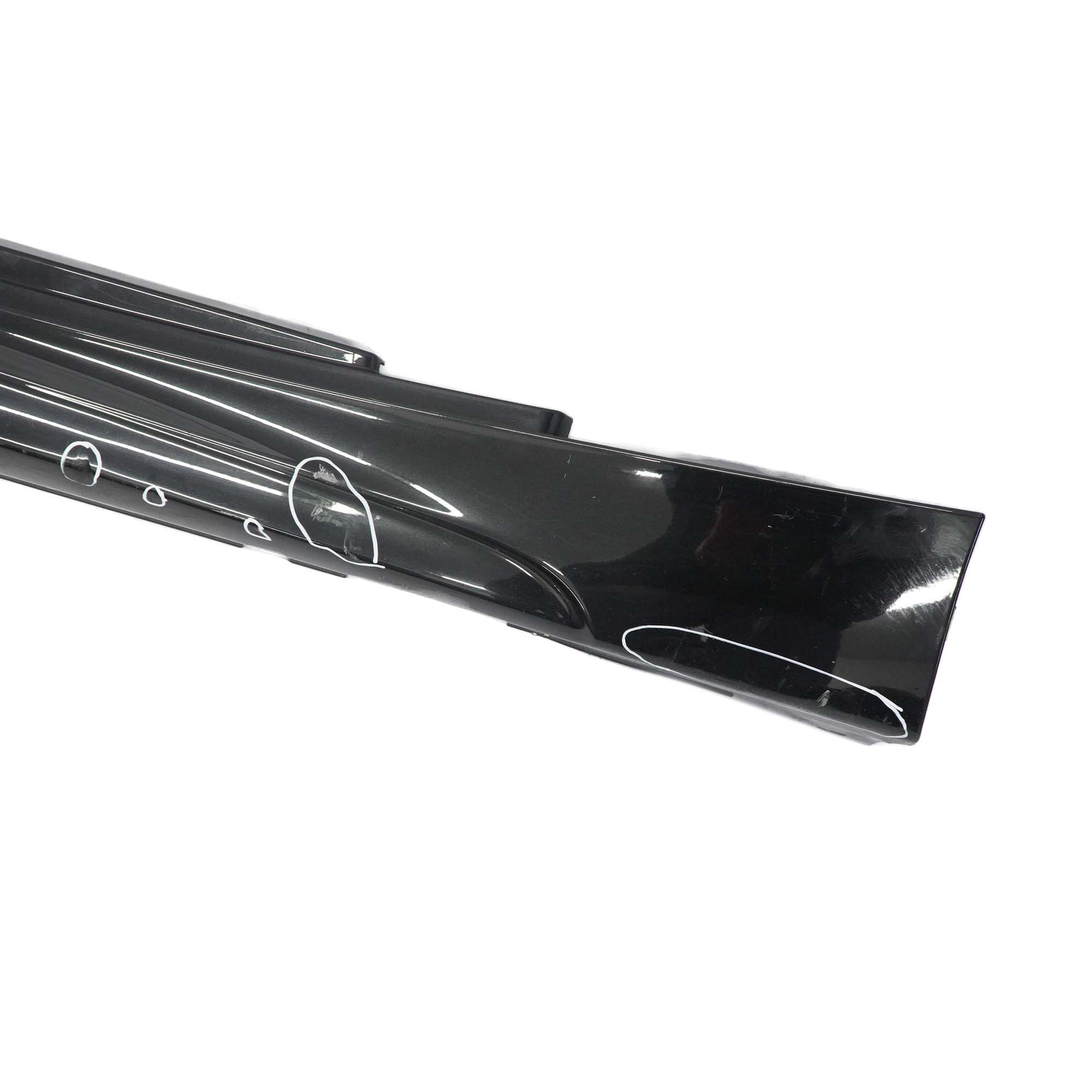 Side Skirt BMW E81 M Sport Sill Strip Right O/S E82 E88 Black Sapphire - 475