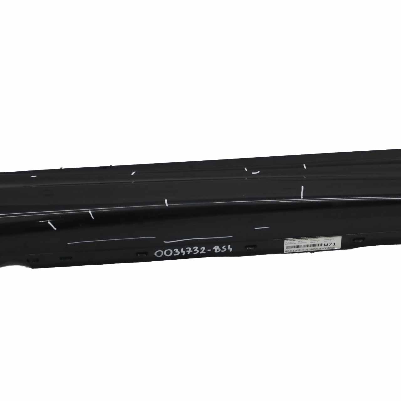 Side Skirt BMW E81 M Sport Sill Strip Right O/S E82 E88 Black Sapphire - 475