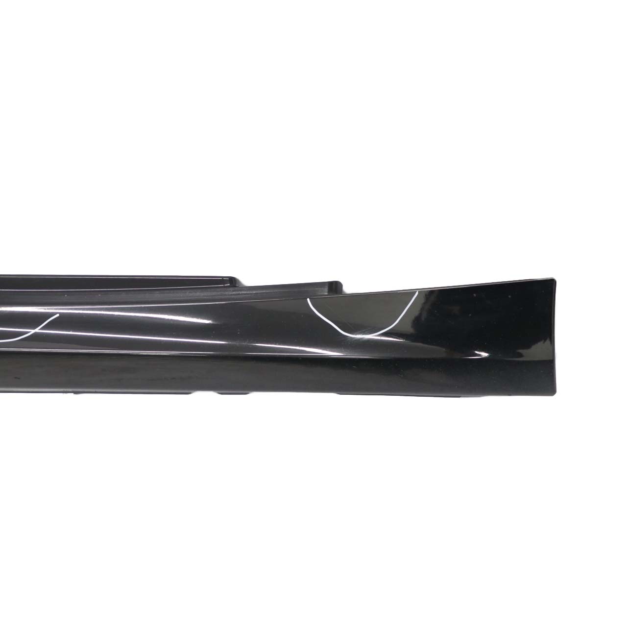 BMW 1 E81 E82 E88 8 Sill Strip Side Skirt Right O/S Schwarz 2 Black - 668