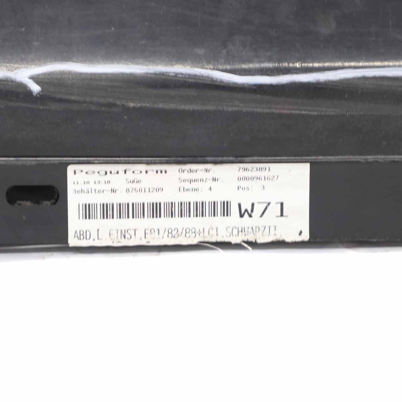 BMW E81 E82 E88 Schwellerleiste Blende Schweller Links Schwarz 2 - 668