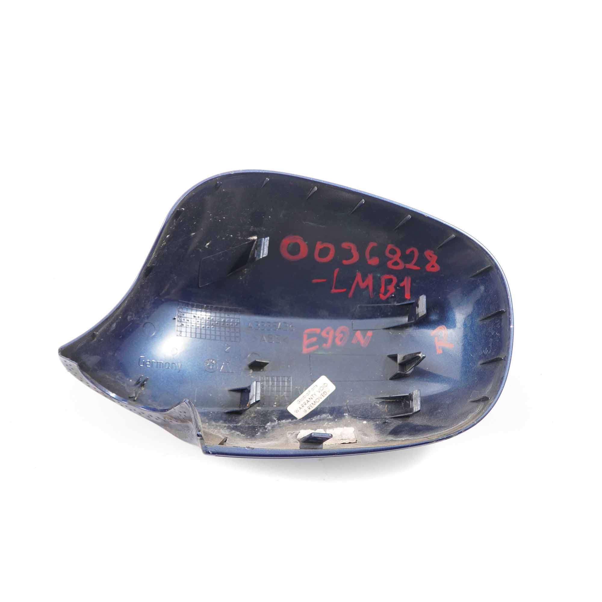 Wing Mirror Cover BMW E90 E91 LCI Right Cap O/S Casing Le Mans Blue - 381